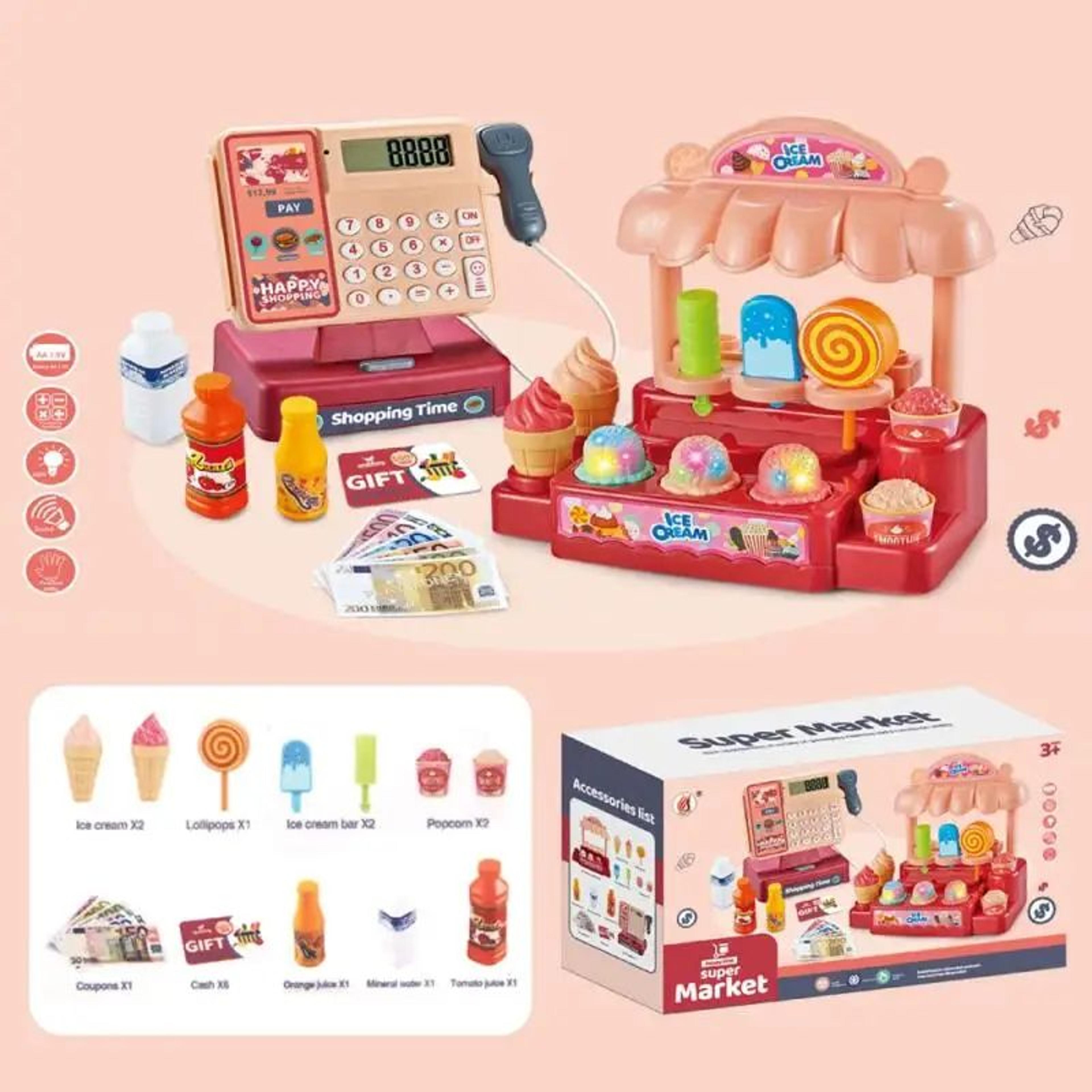 Kids Supermarket Cash Register Play Set 1