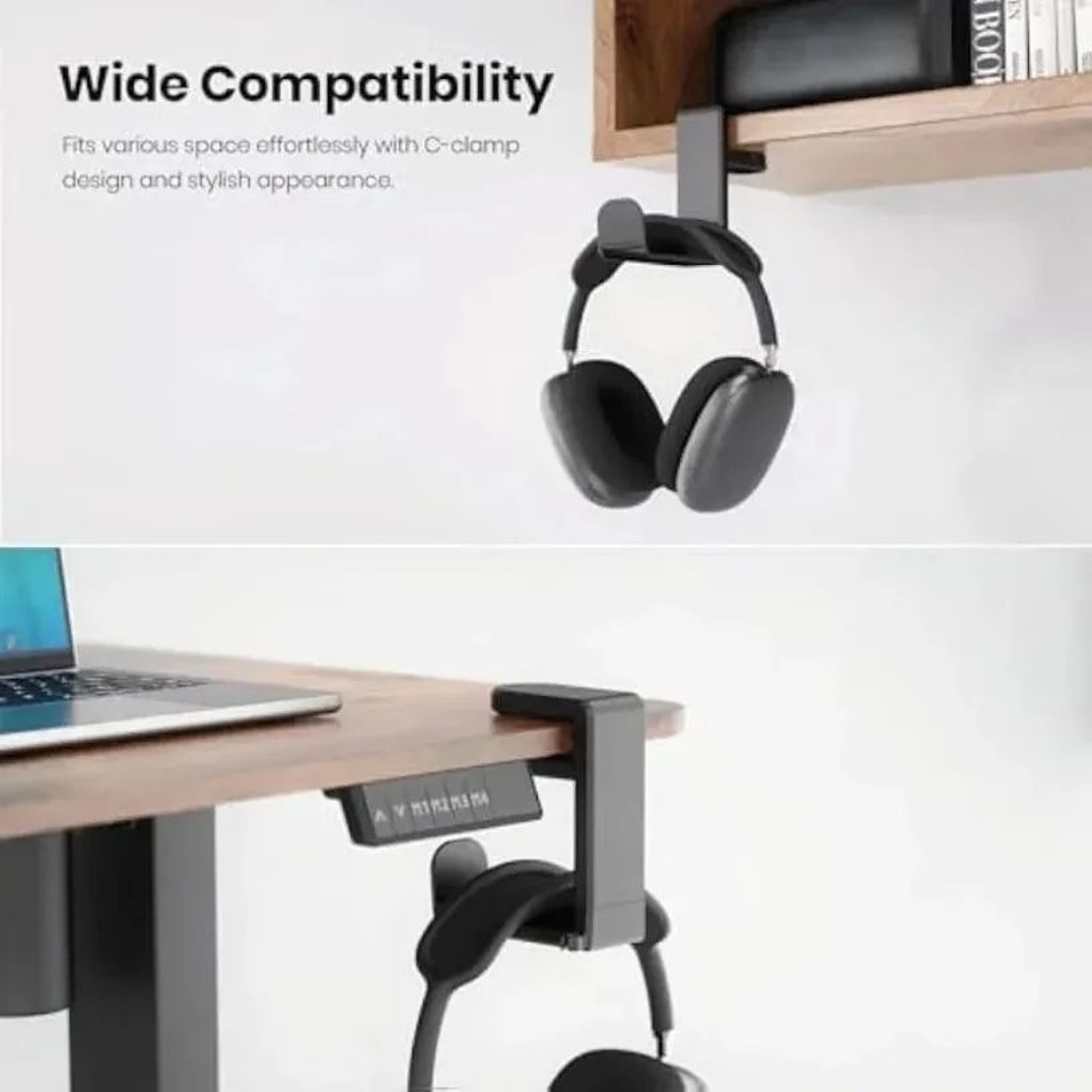 360 Rotating ClipOn Headphone Stand 3