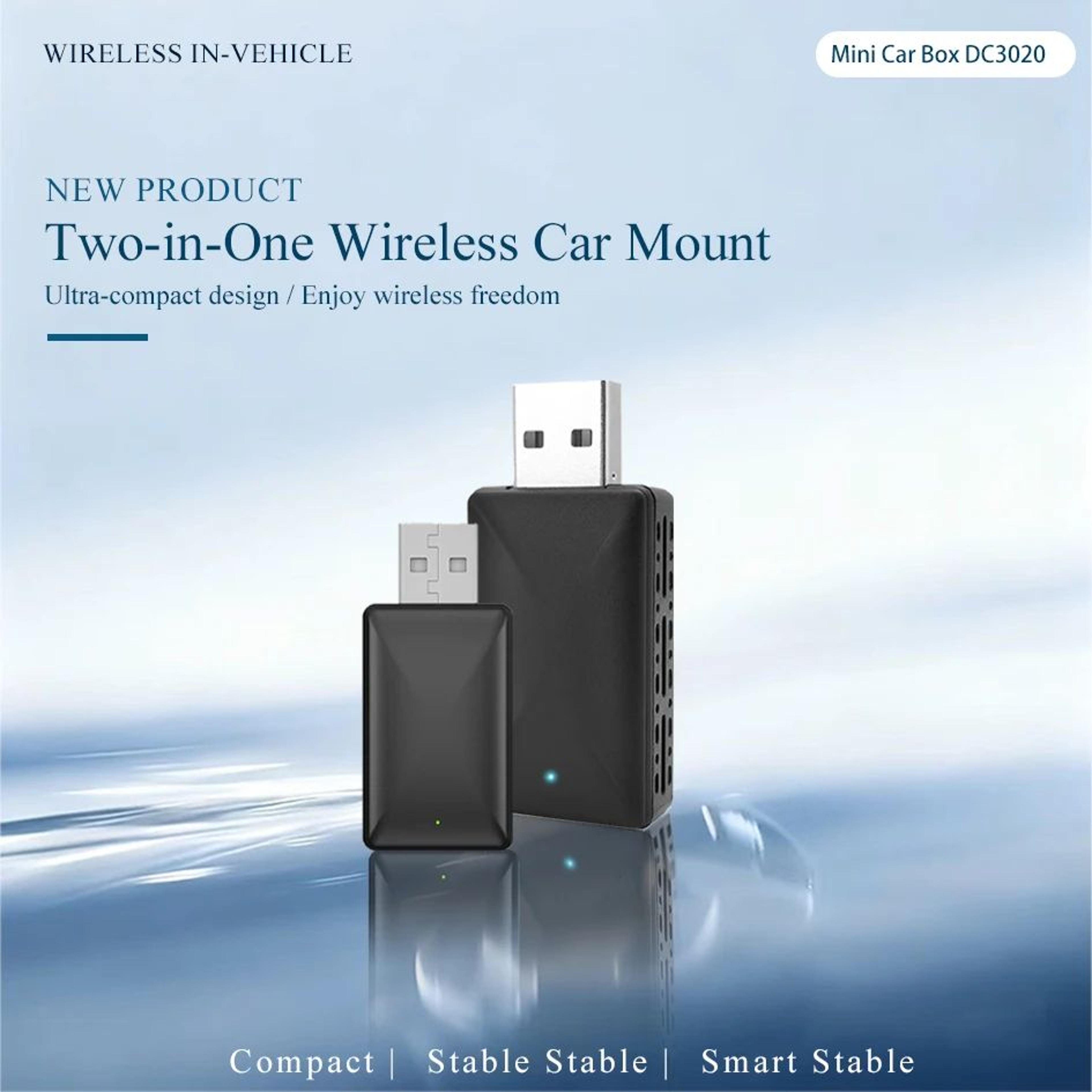 2 In 1 Wireless CarPlay Android Auto Adapter 5