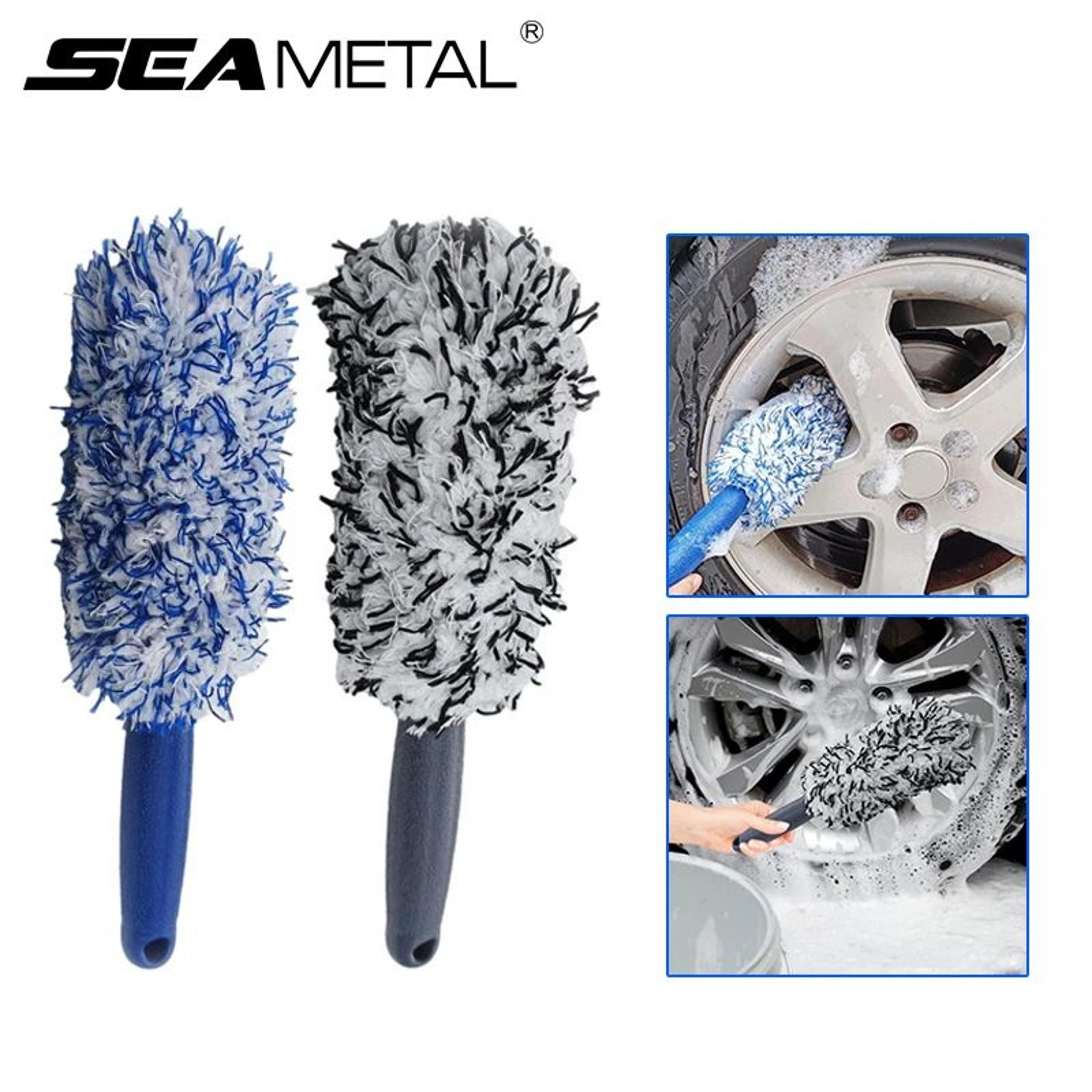 Plush Car Wheel Rim Cleaning Brush 0