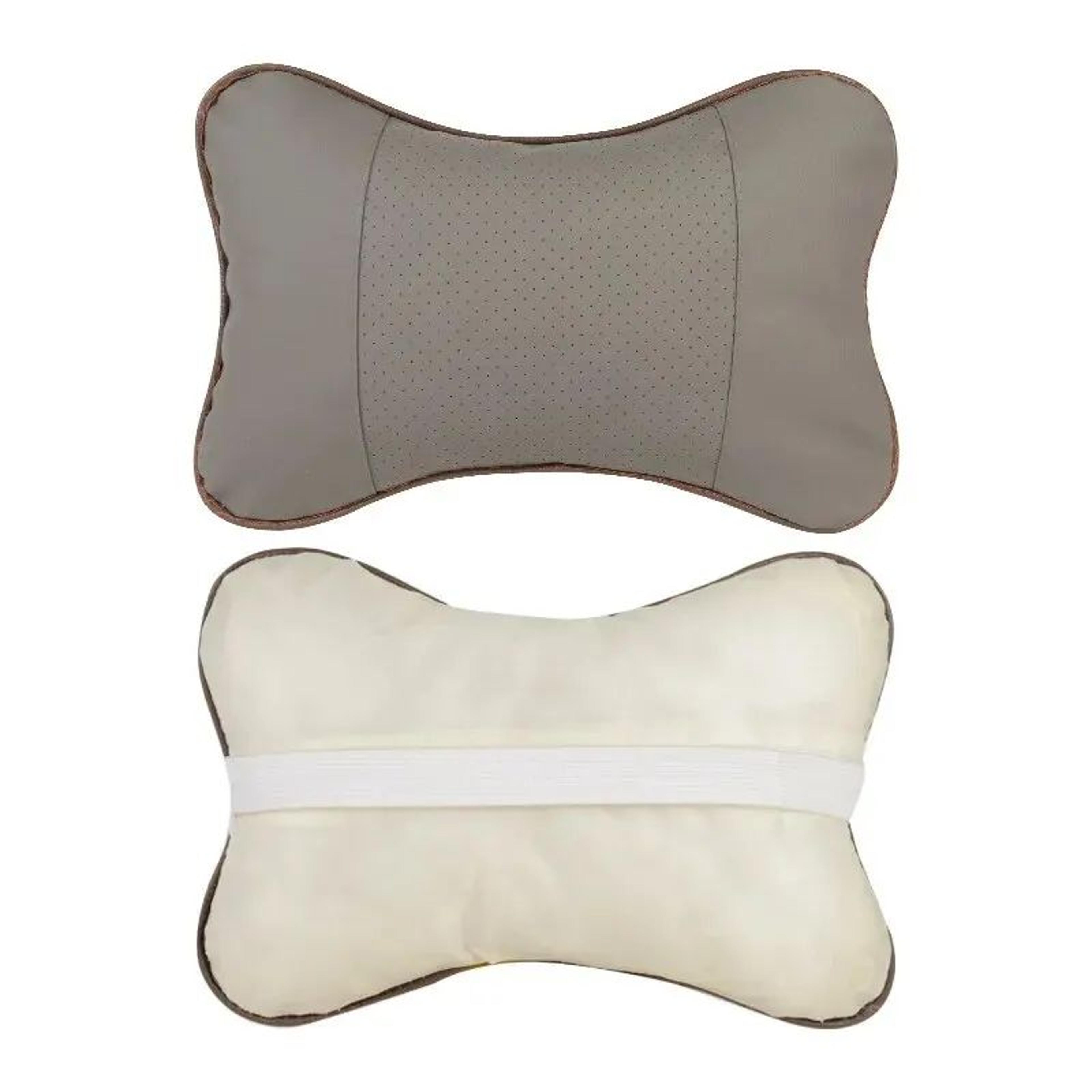 PU Leather Car Neck Pillow Headrest 4