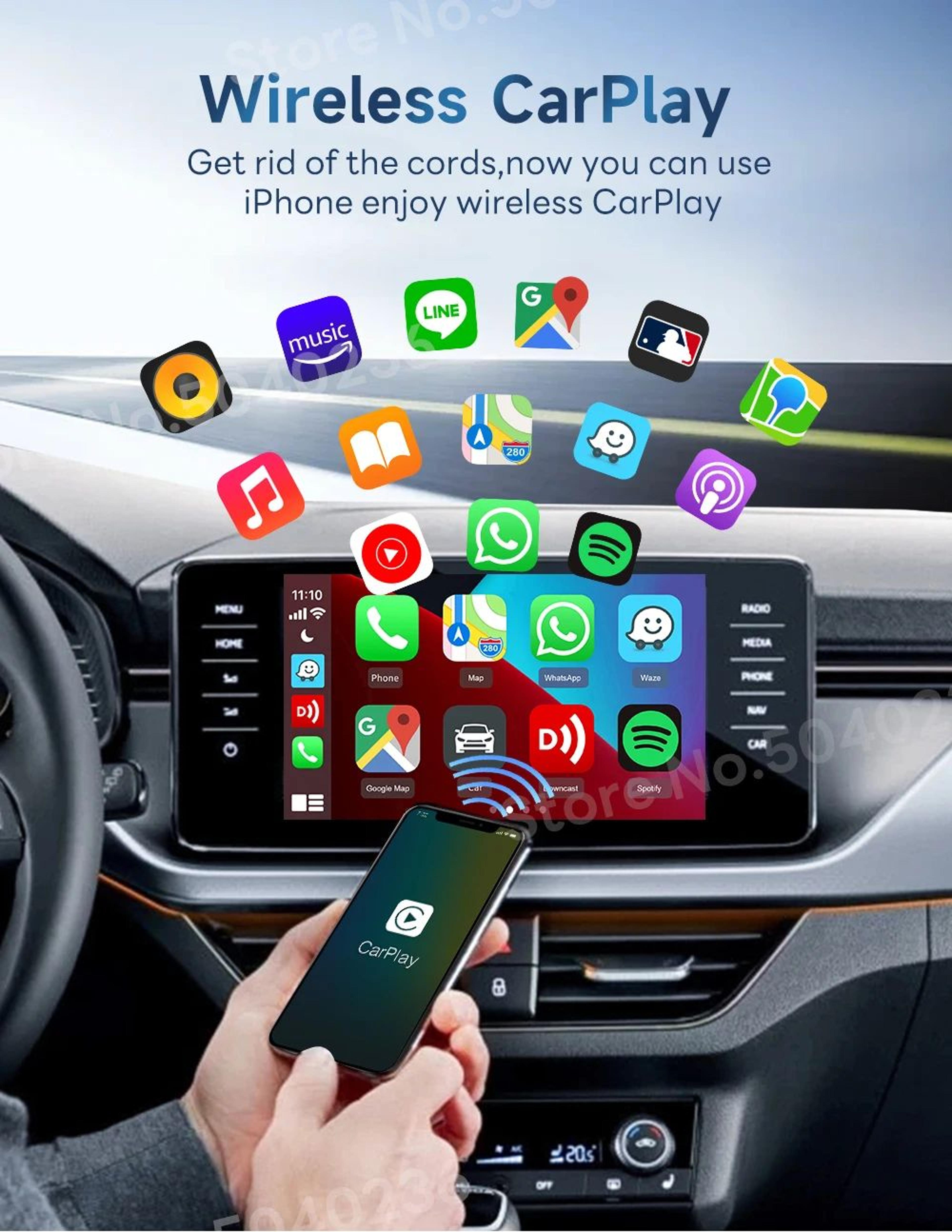 CarlinKit 50 Wireless CarPlay Android Auto Adapter 6
