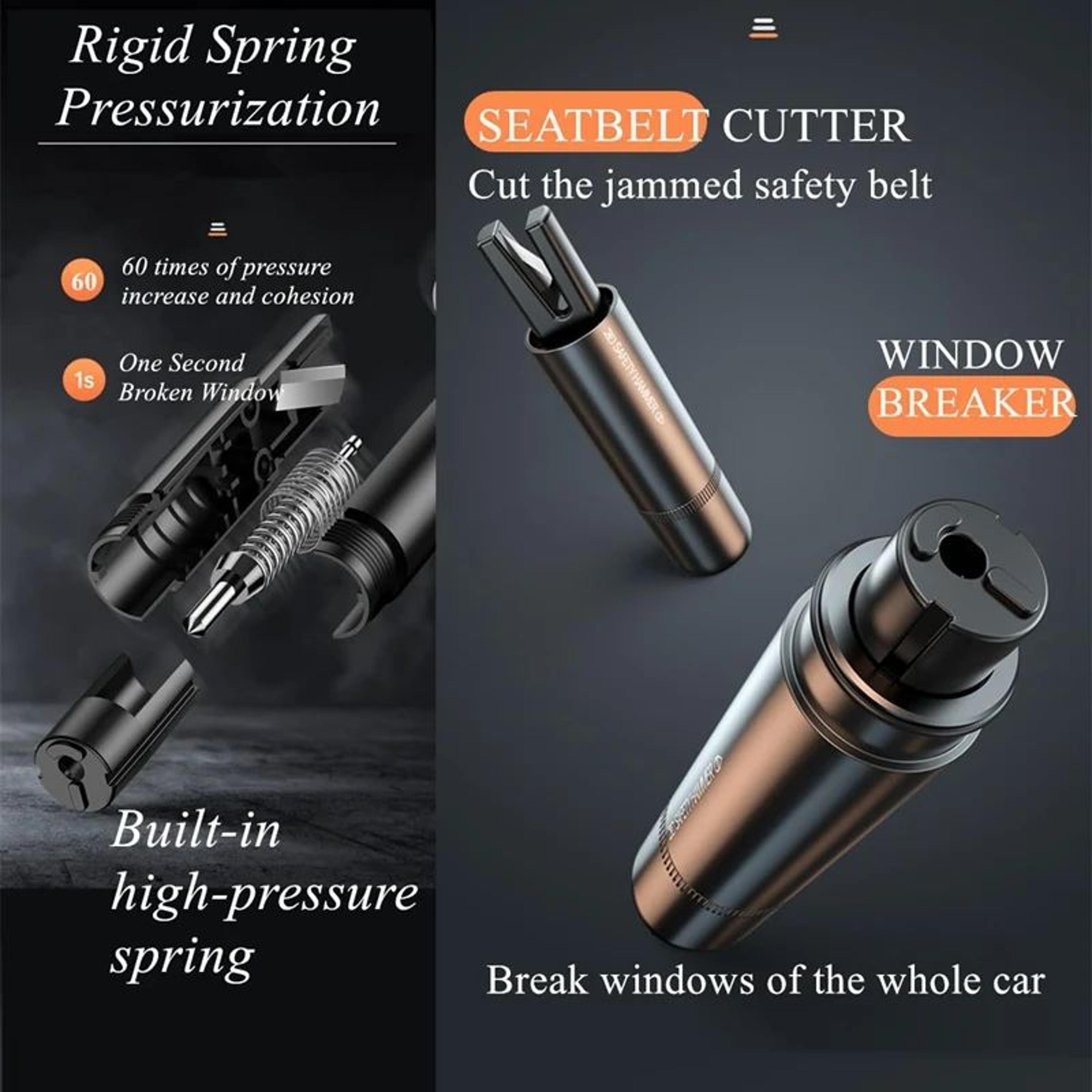 2 In 1 Car Safety Hammer Rescue Tool 2