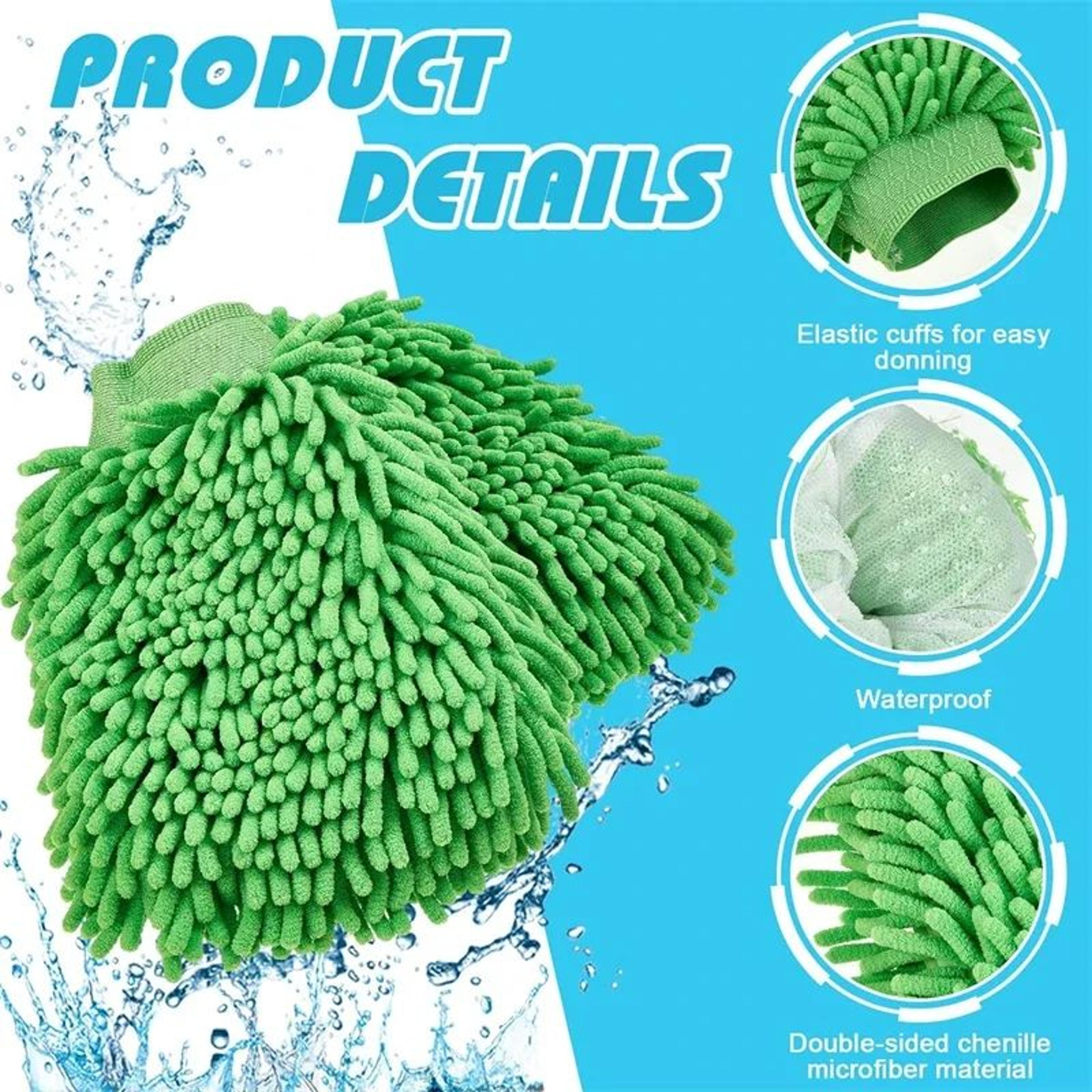 Microfiber Car Wash Gloves 4