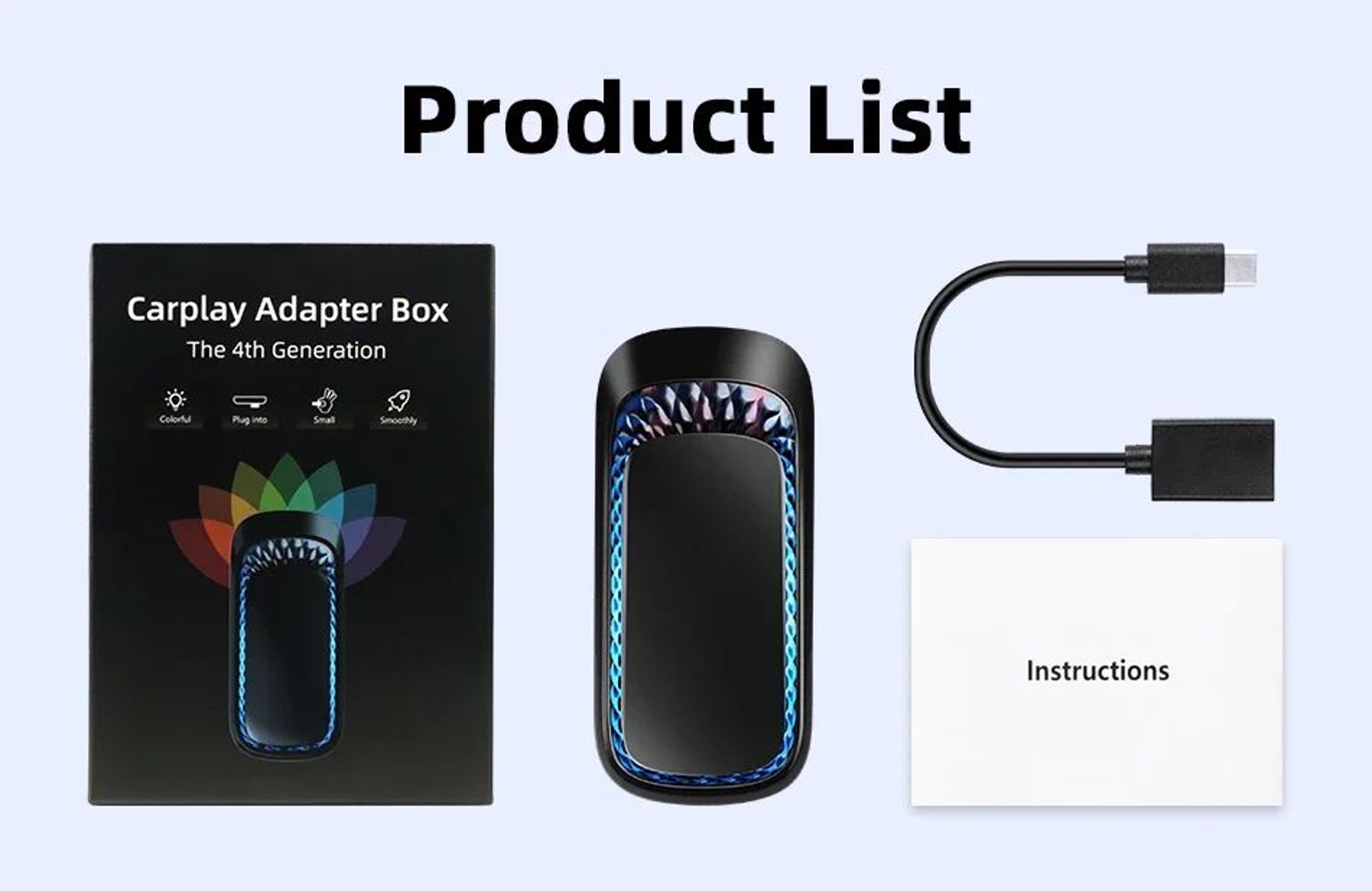 RGB Wireless CarPlay Android Auto Smart Box 10