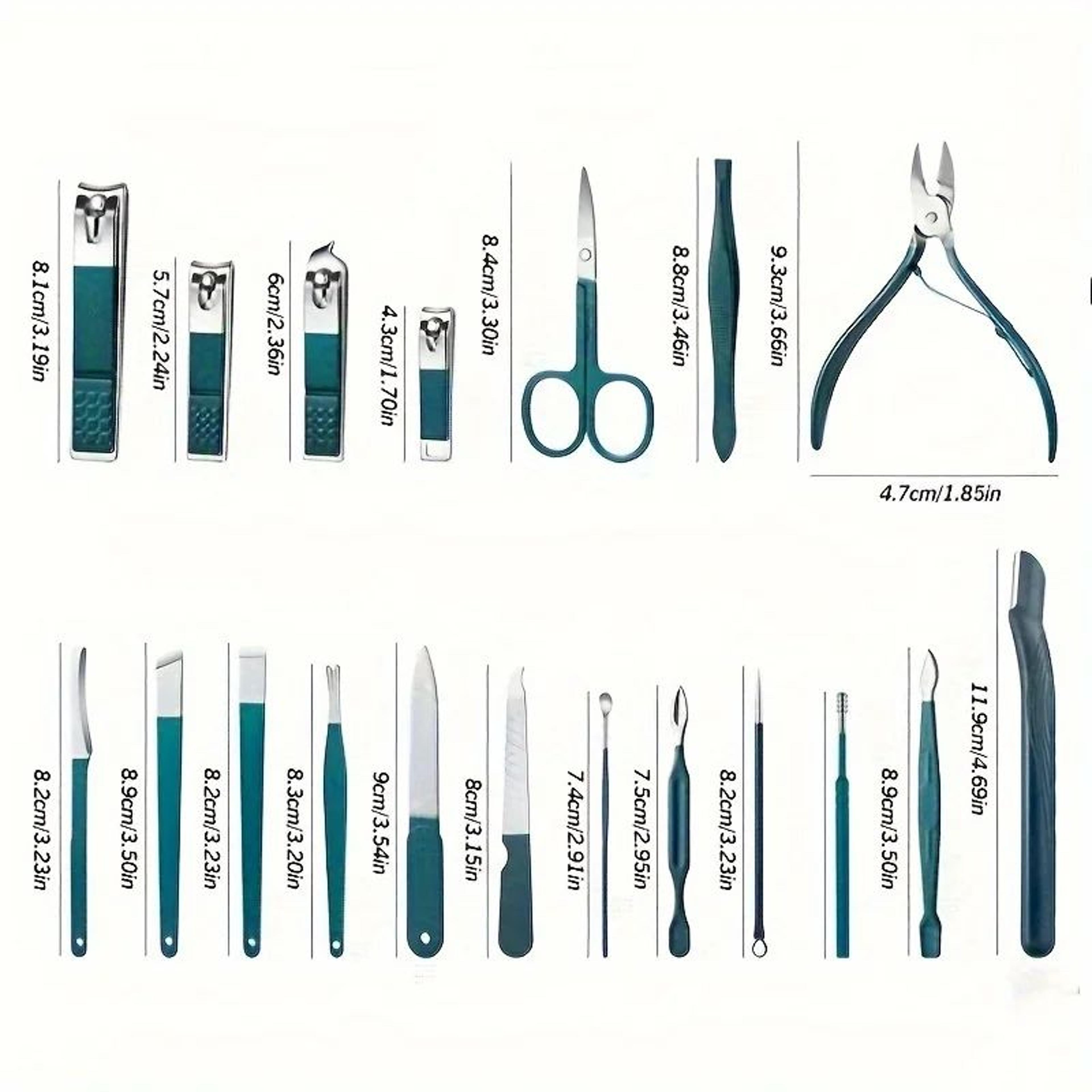 Professional Stainless Steel Manicure Pedicure Kit 4