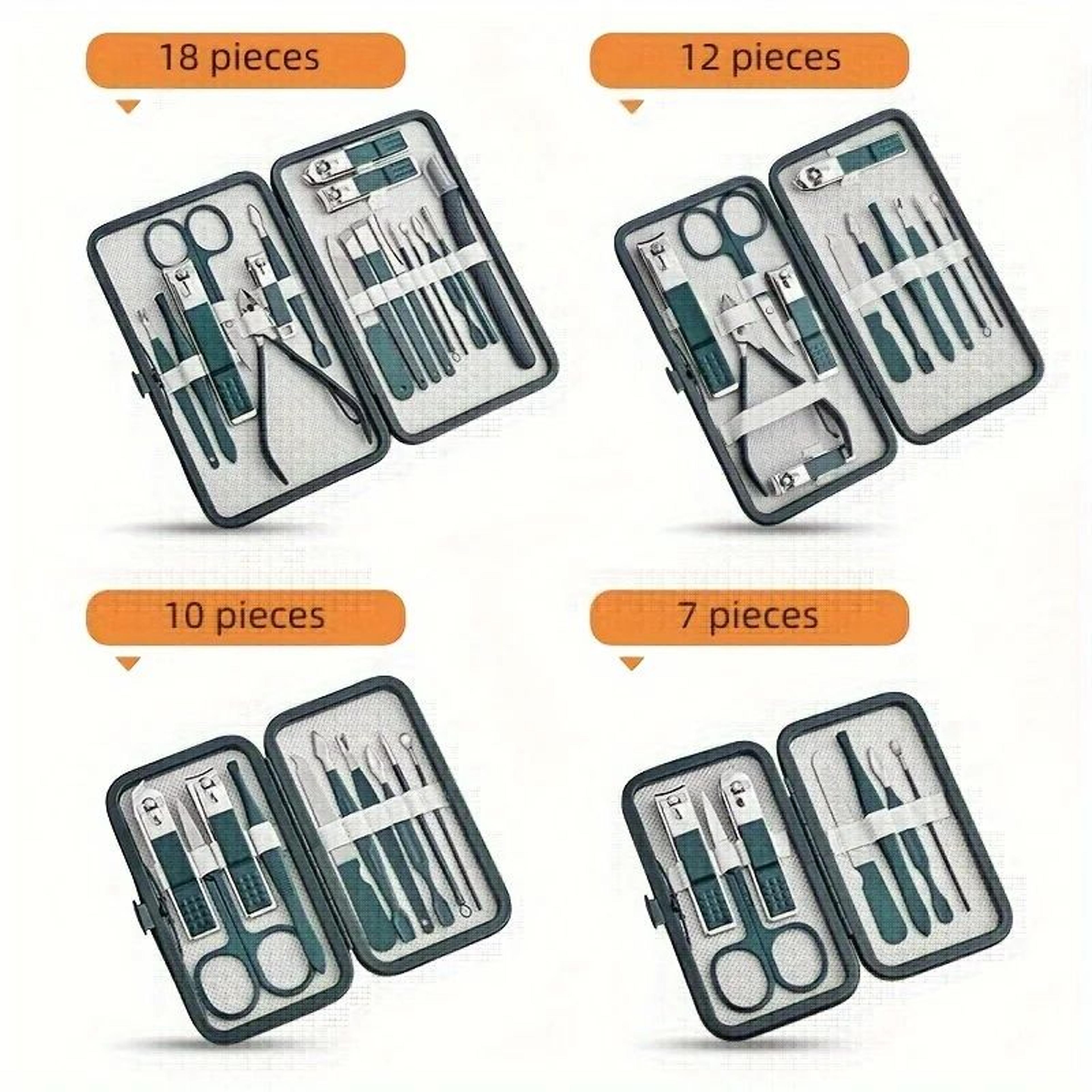 Professional Stainless Steel Manicure Pedicure Kit 5