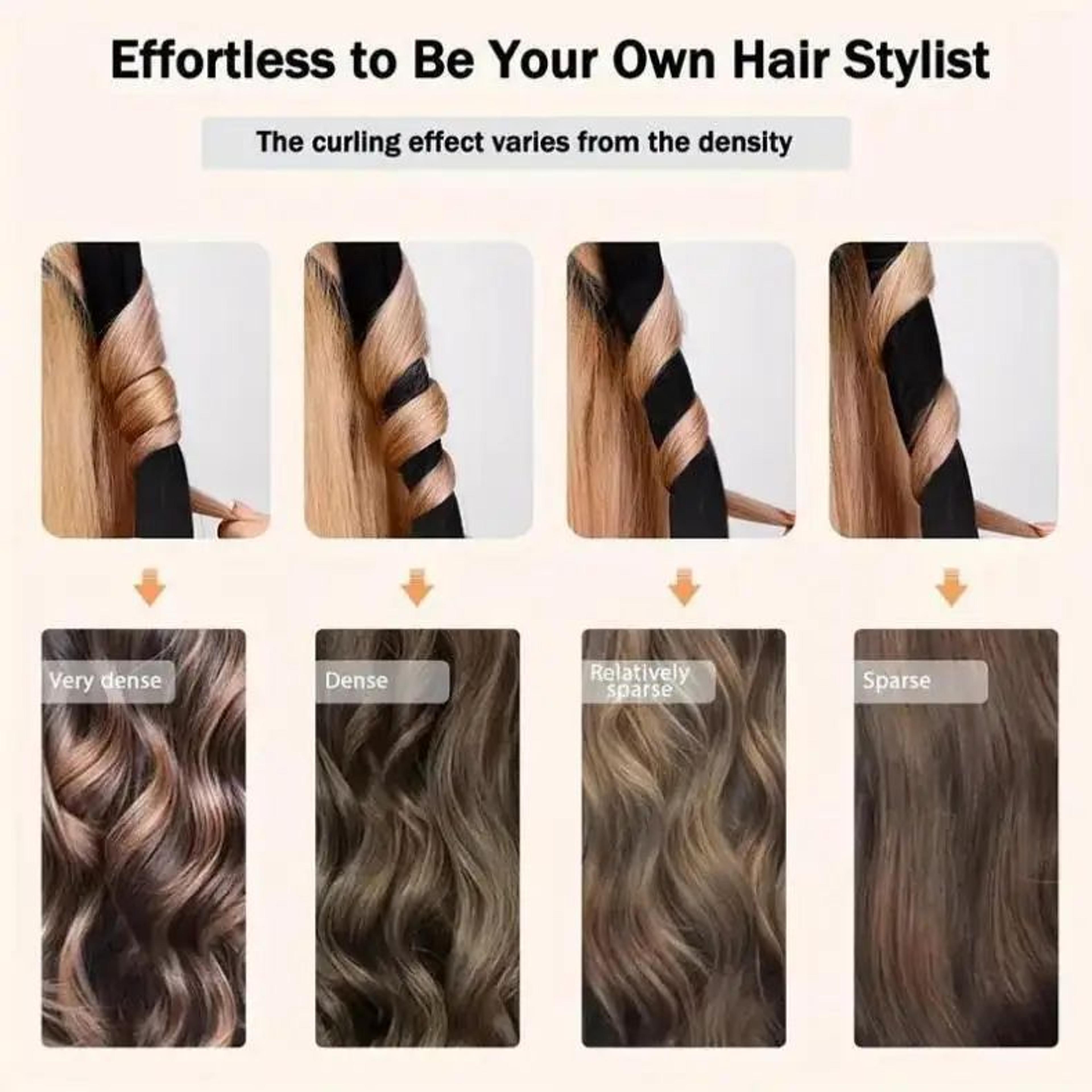 Heatless Curling Headband Hair Curler 9