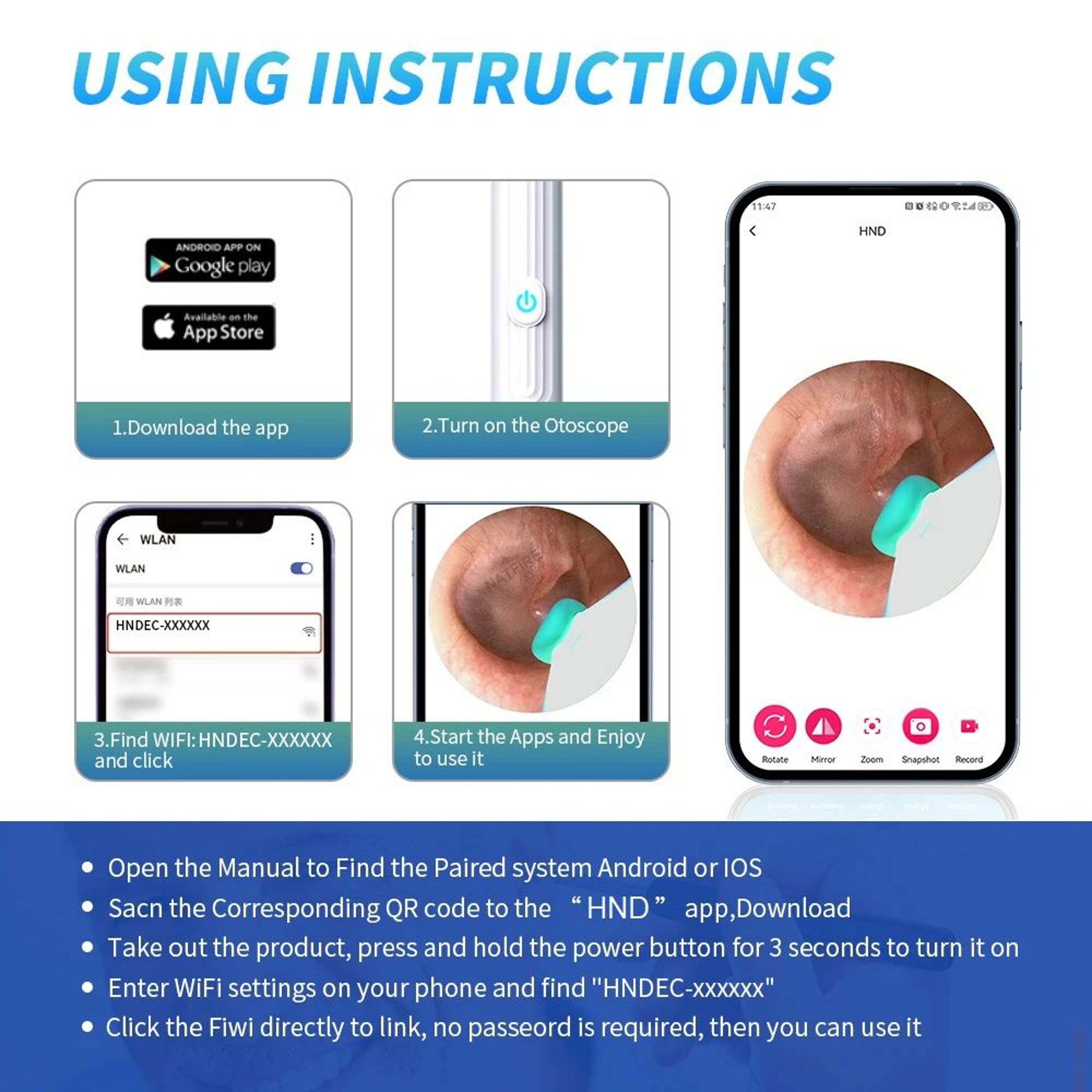 Smart Visual Ear Cleaner With Camera 5
