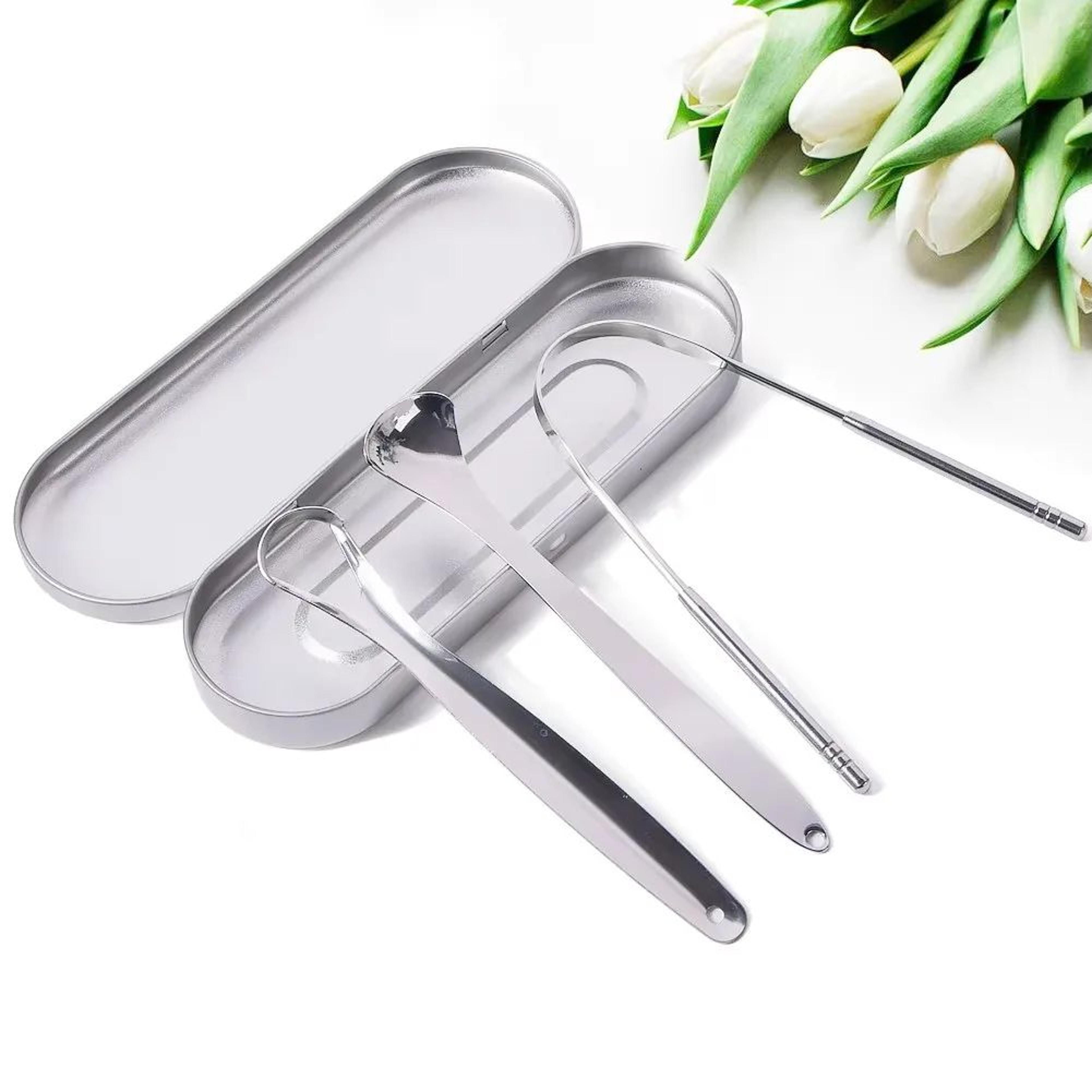 Stainless Steel Tongue Scraper Cleaner 18