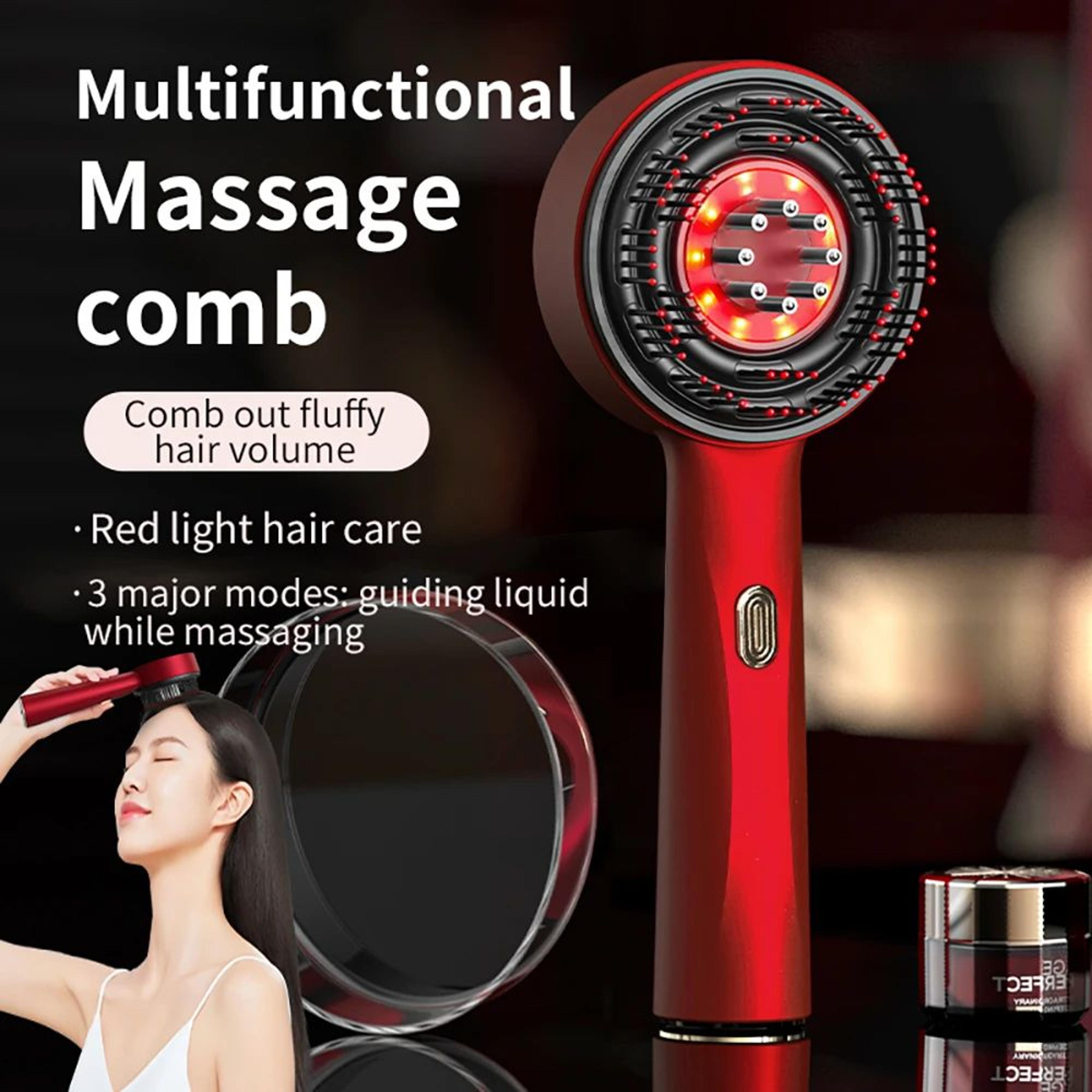 Electric Scalp Massage Comb With Red Light 1
