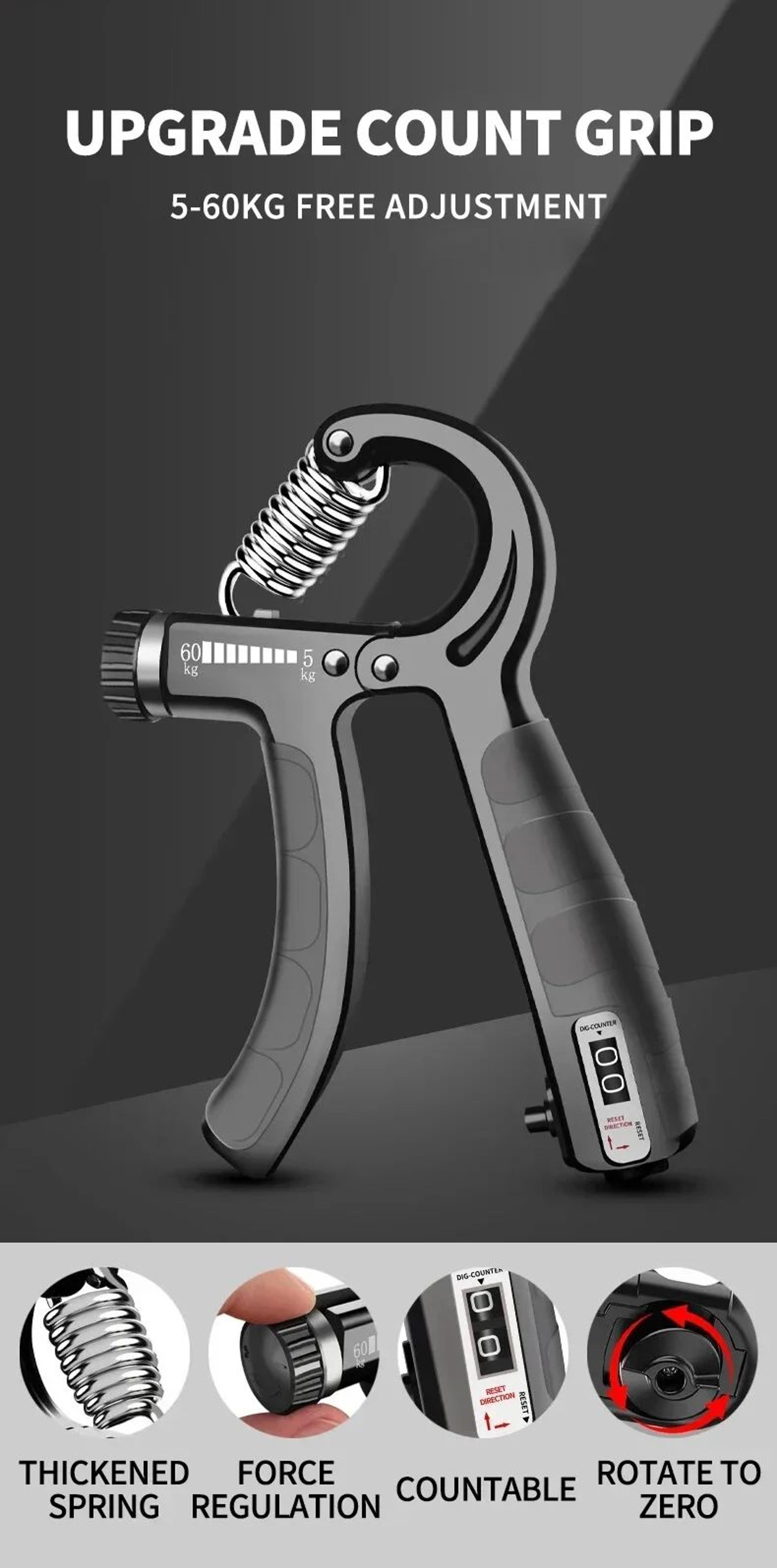 Adjustable Hand Grip Strength Trainer 6