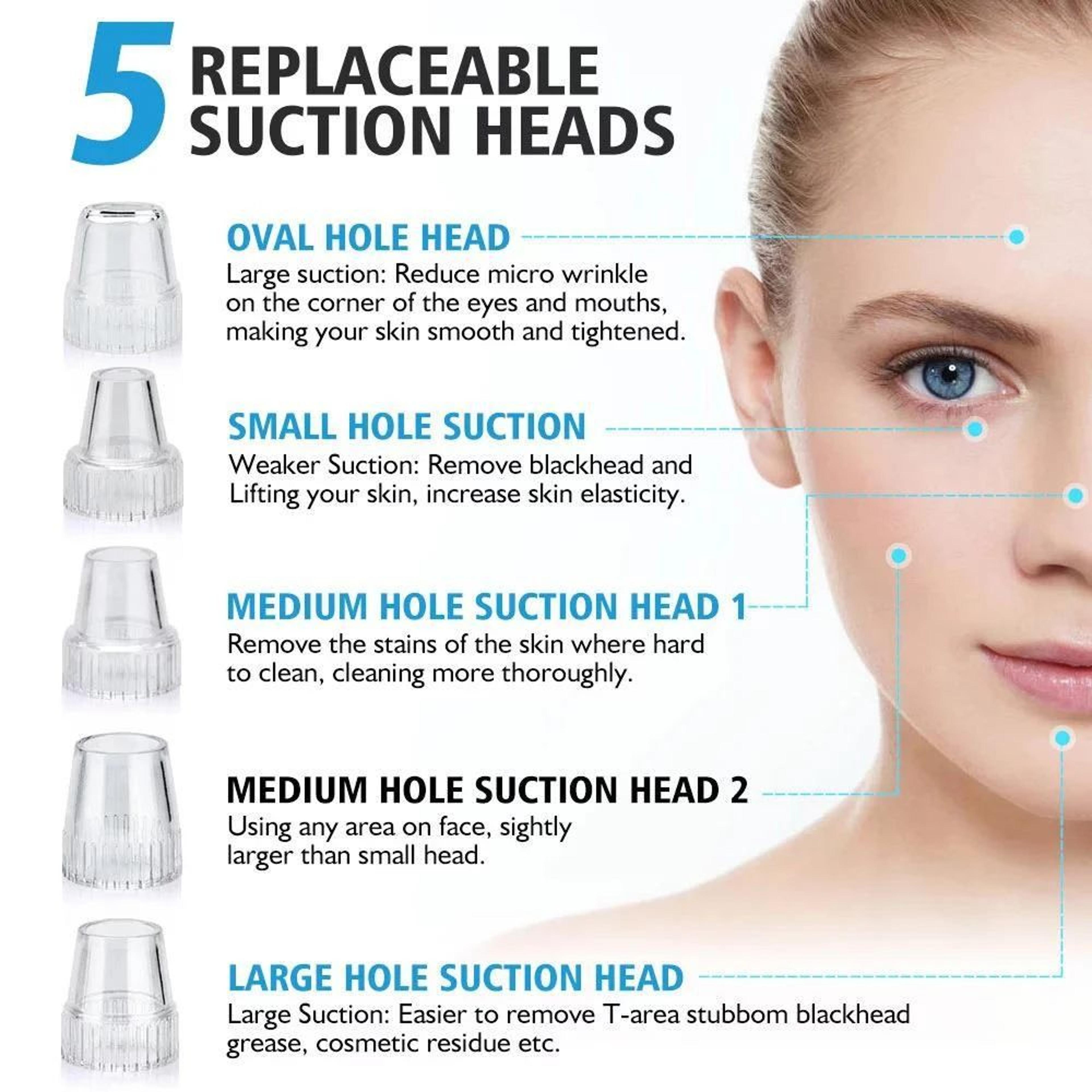 Electric Facial Blackhead Vacuum Cleaner 5