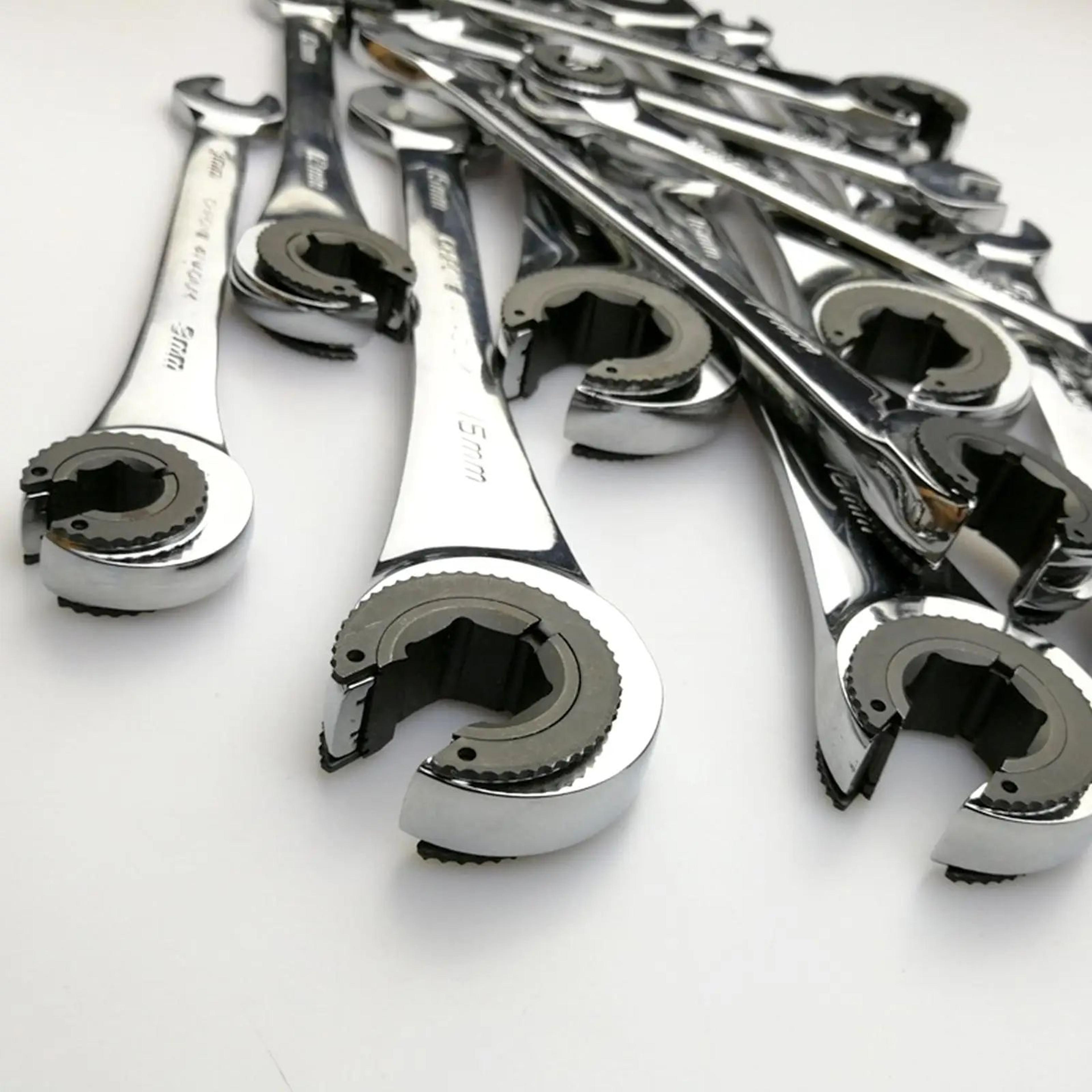 Ratcheting Combination Wrench Tool 2