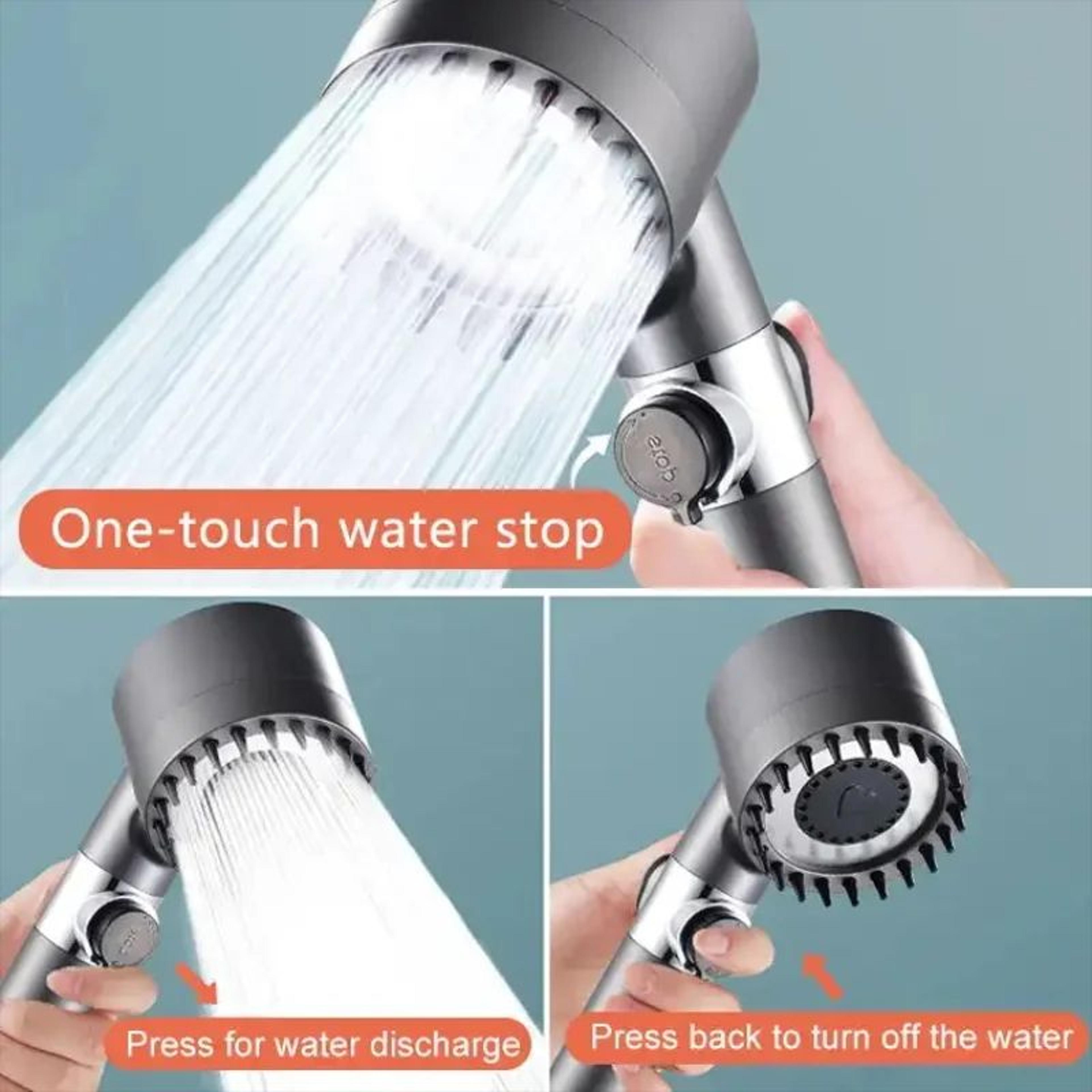 High Pressure Shower Head With Massage Brush 2