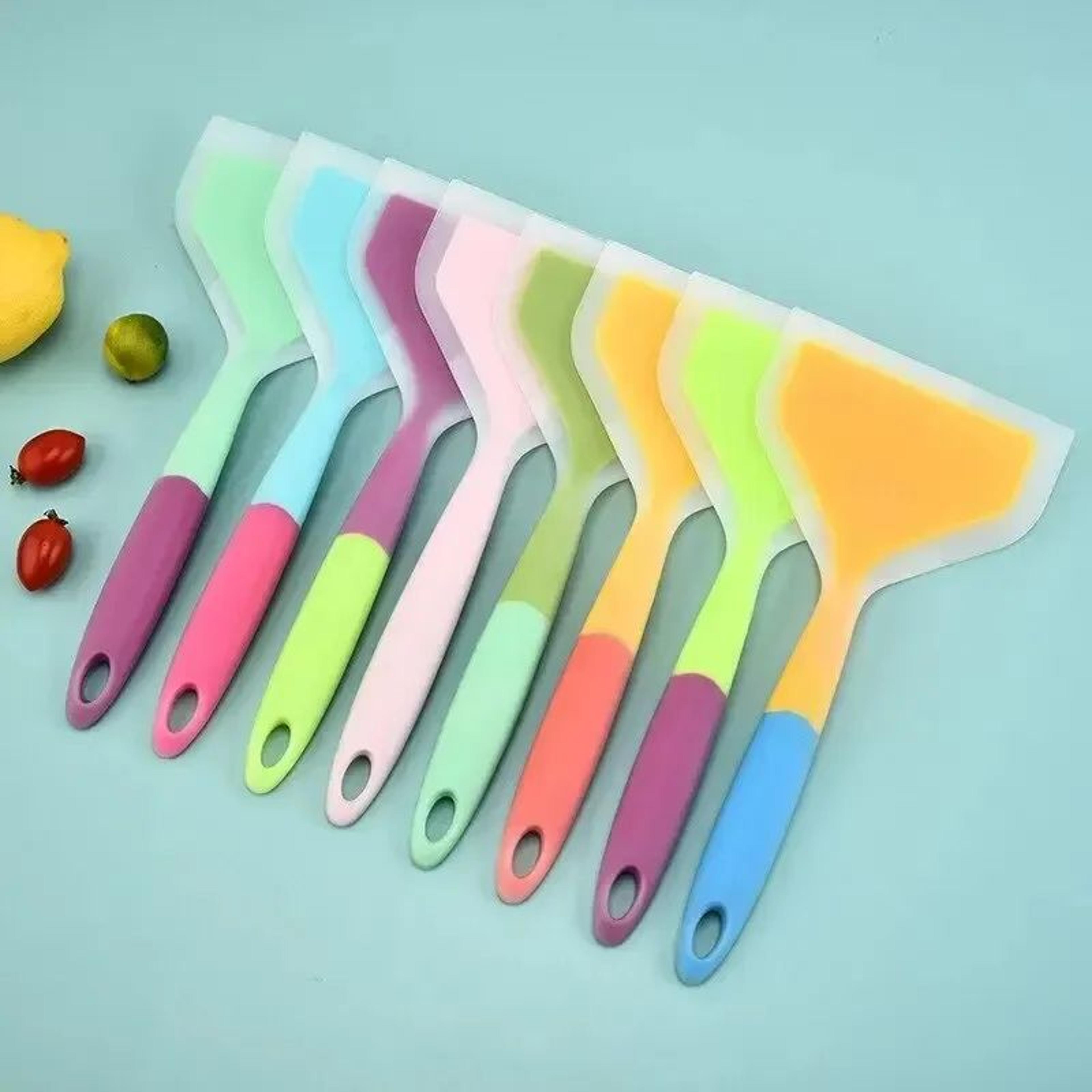 Silicone Kitchen Cooking Spatula Random Color 5