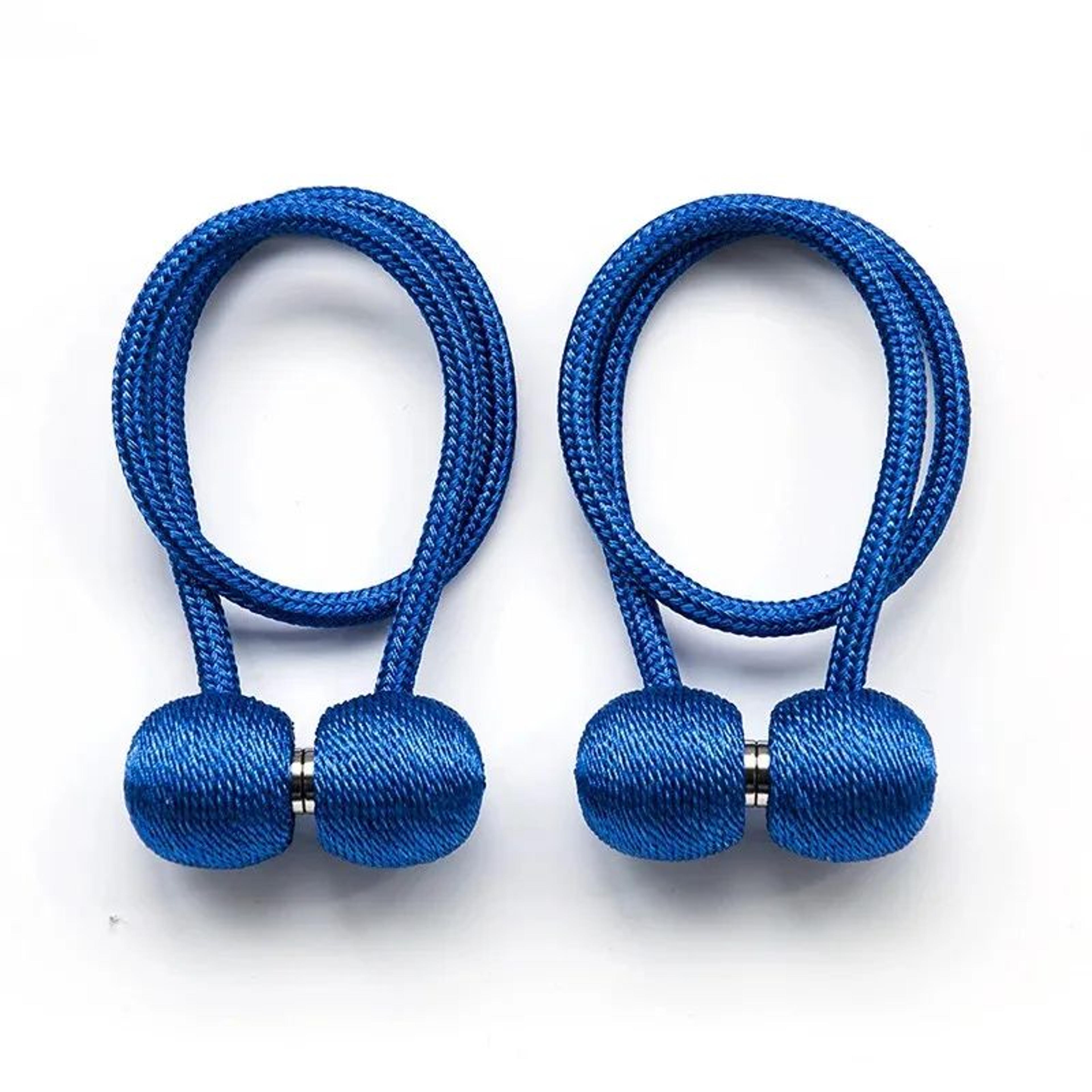Magnetic Curtain Tieback Rope Set Gray 5