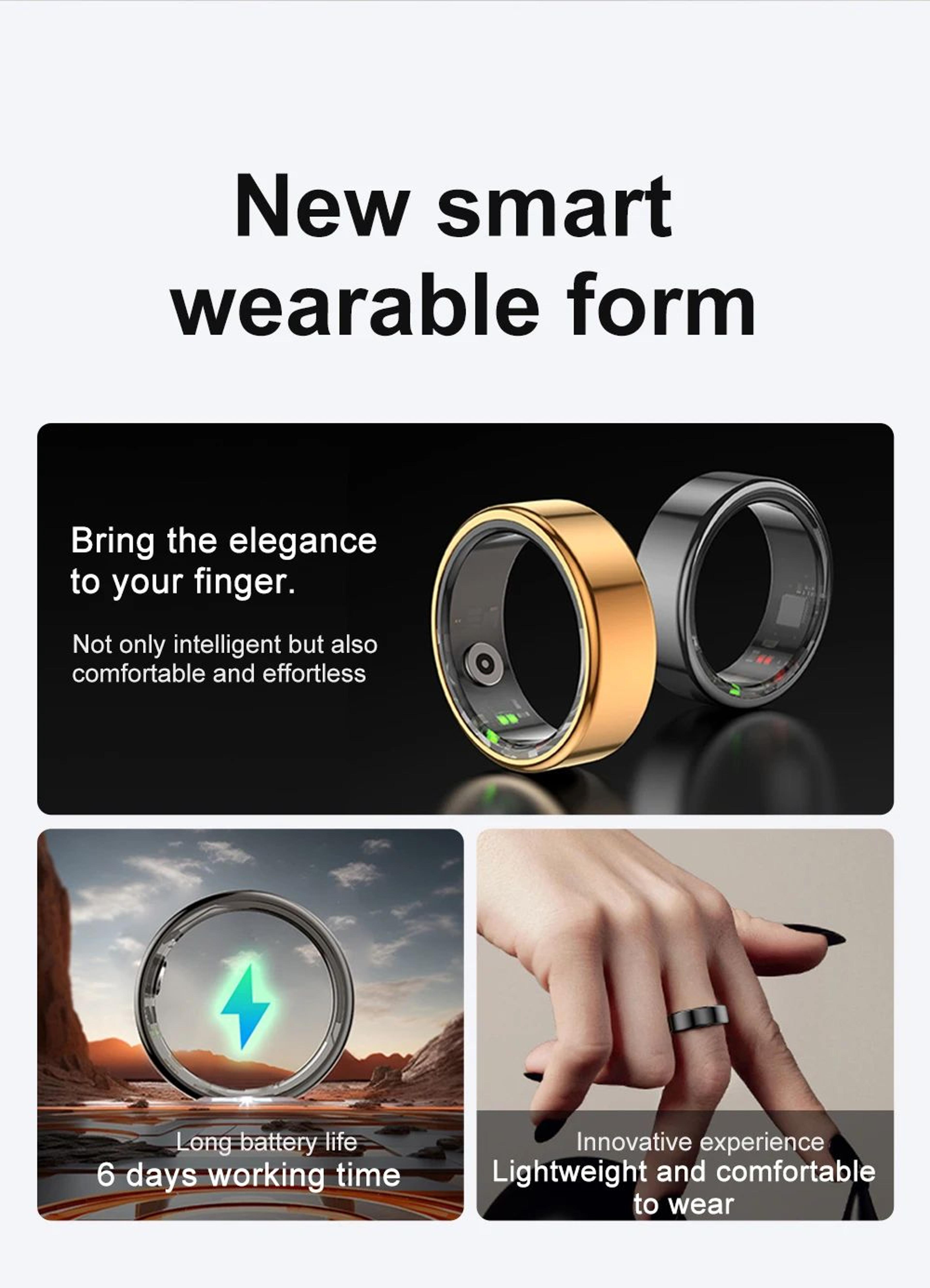 COLMI R02 Titanium Smart Health Ring 8