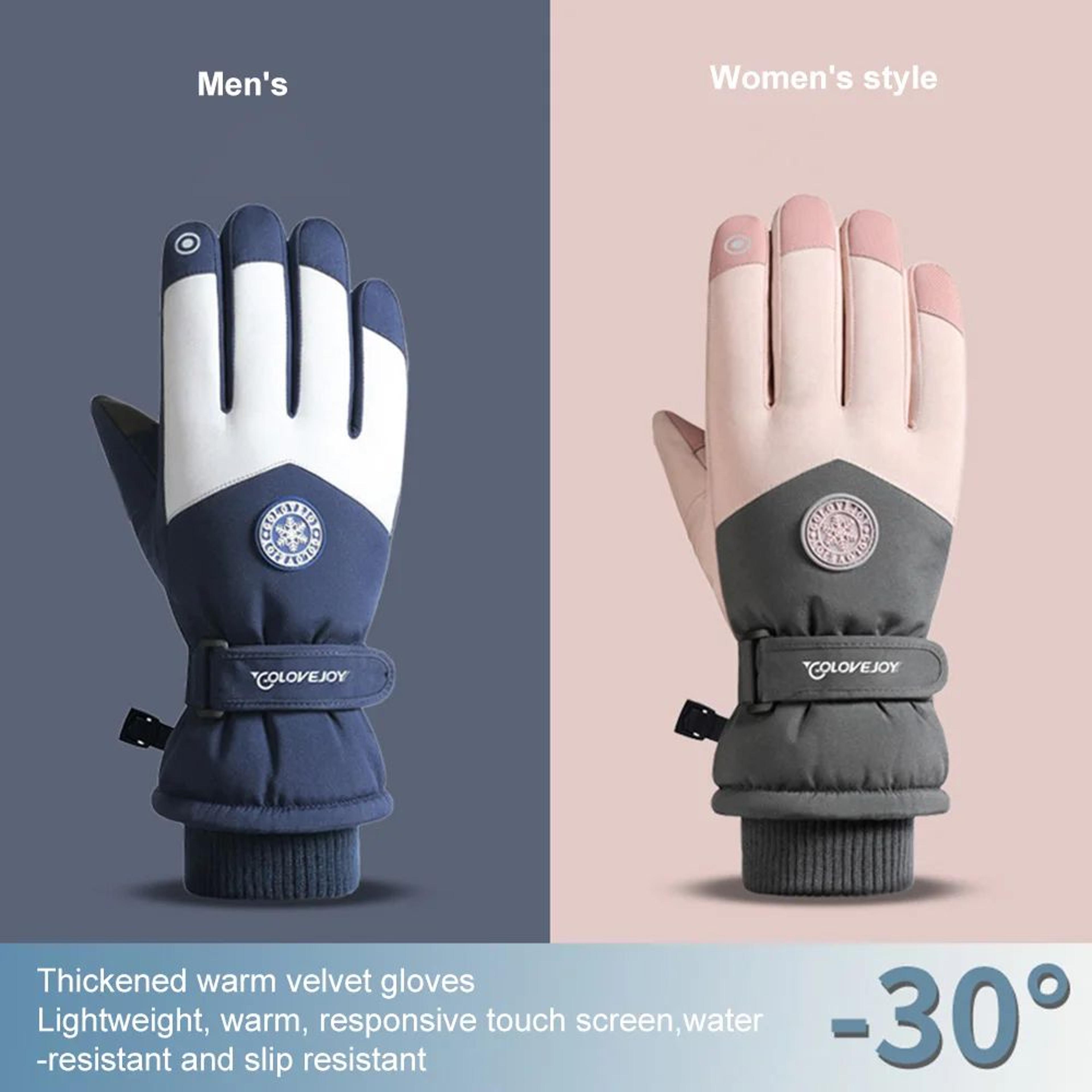 Waterproof Touchscreen Snow Ski Gloves 7