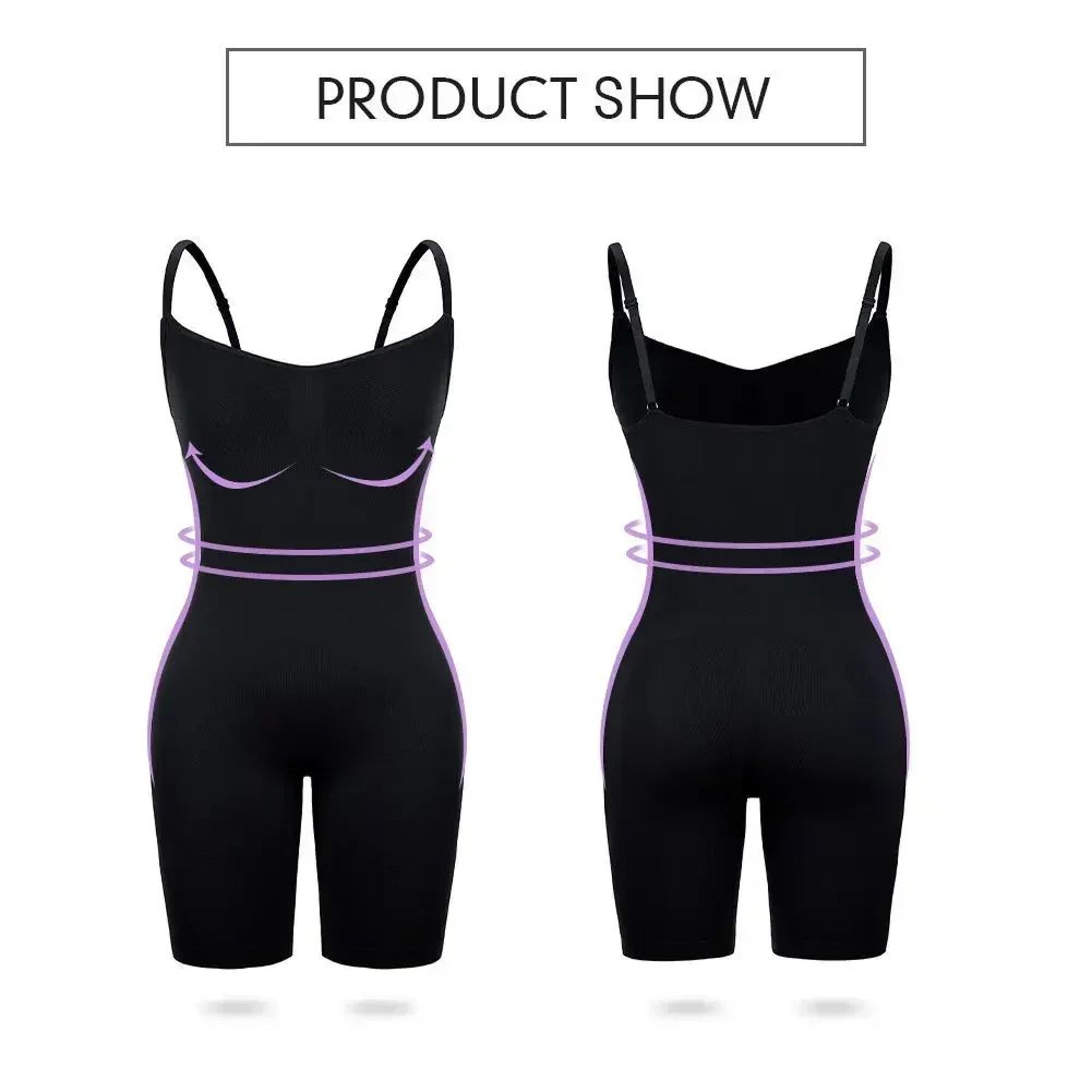 Seamless Tummy Control Shapewear Bodysuit 11