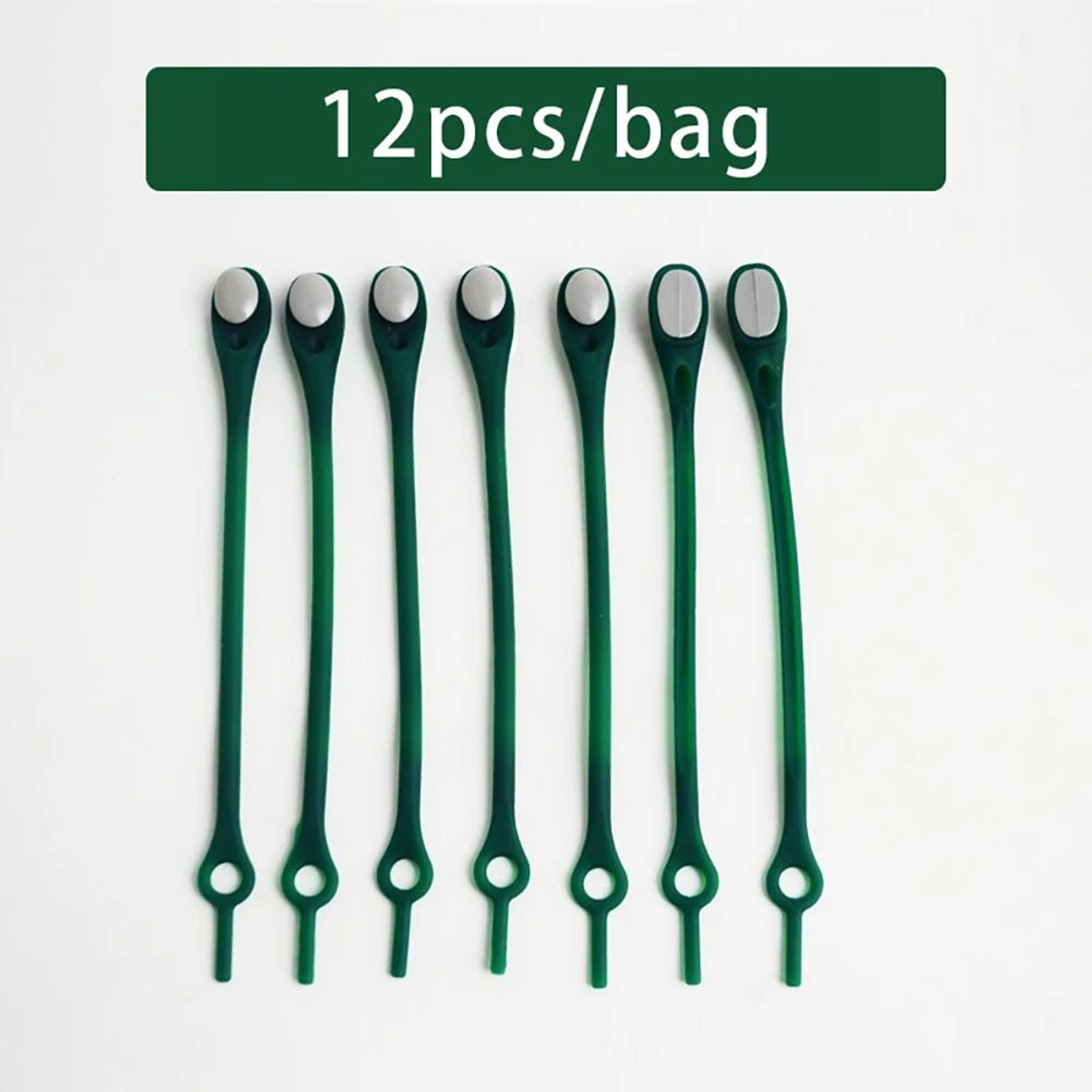 12 PCS NoTie Stretch Silicone Shoelaces 24