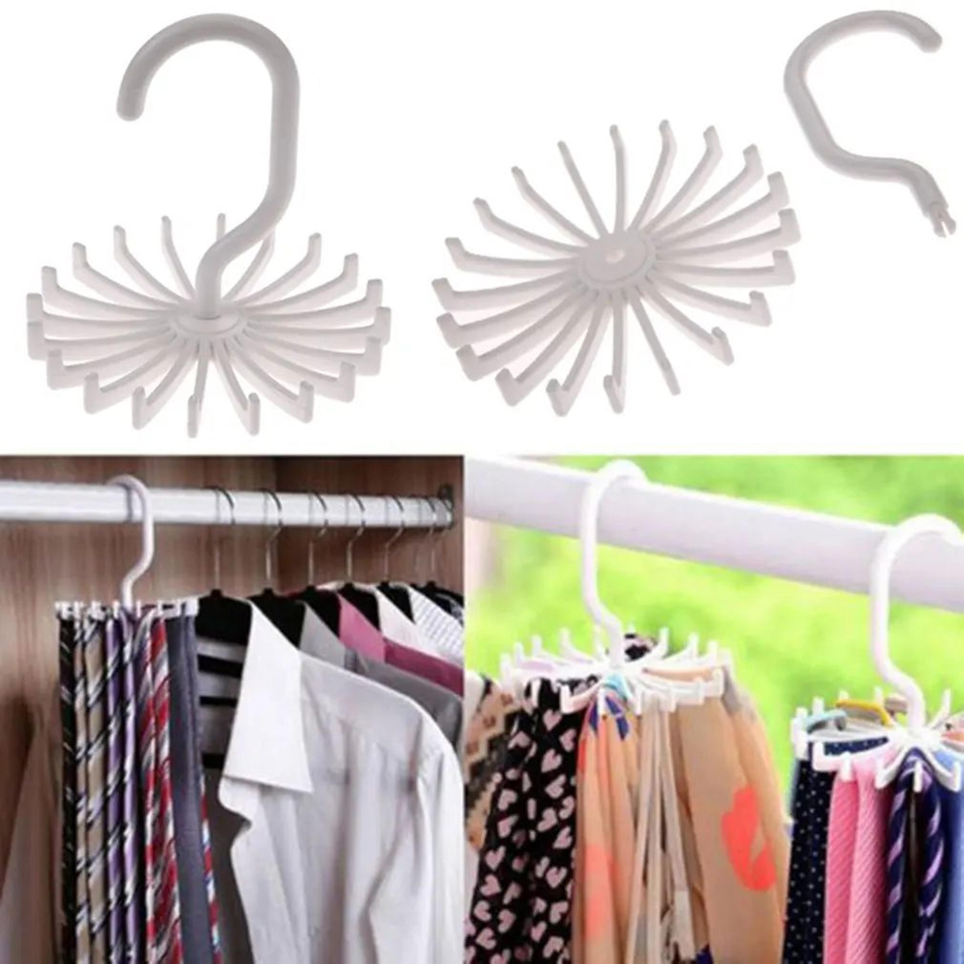 360 Degree Rotating Scarf And Tie Hanger Rack 9