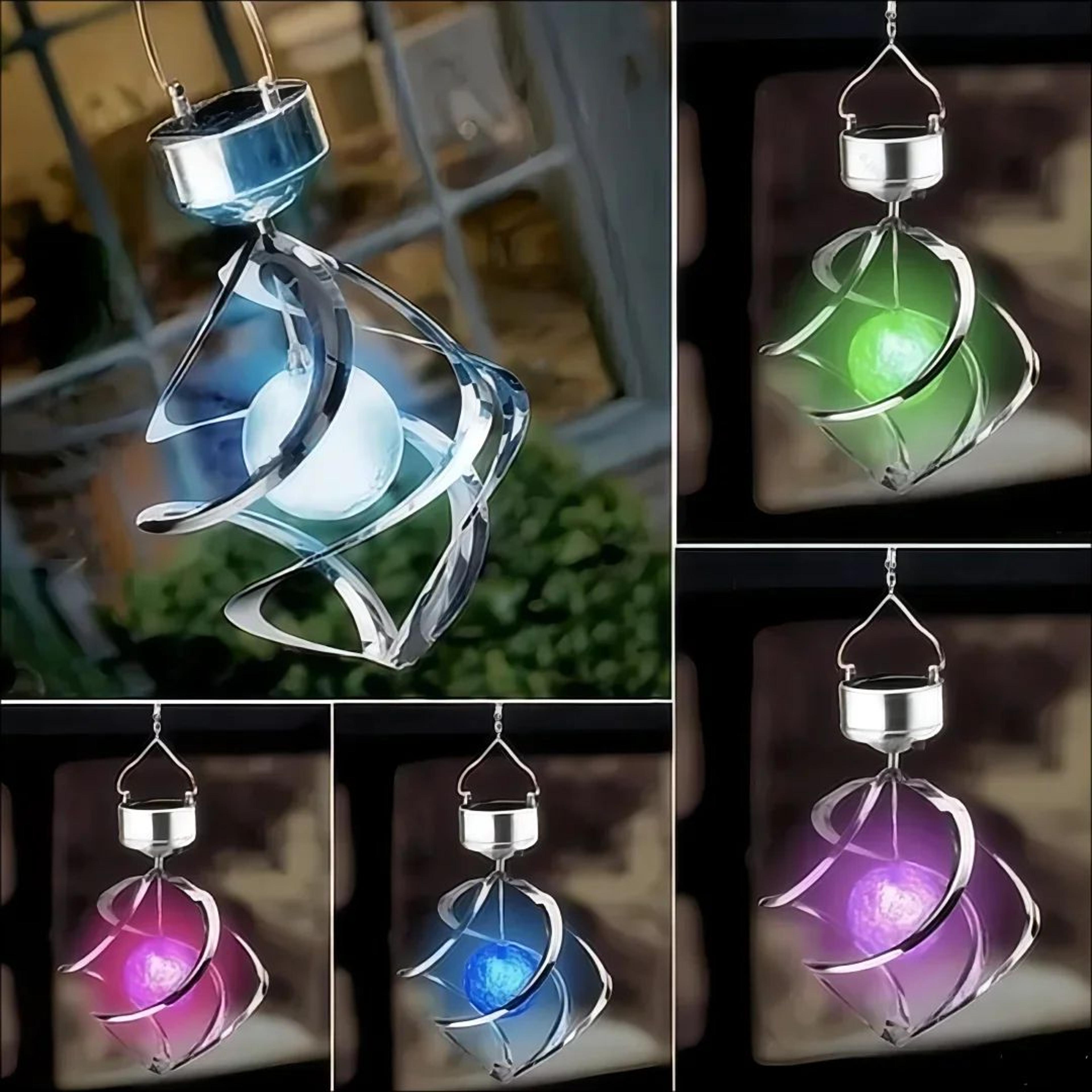 Solar Wind Chime Outdoor Garden Light 2