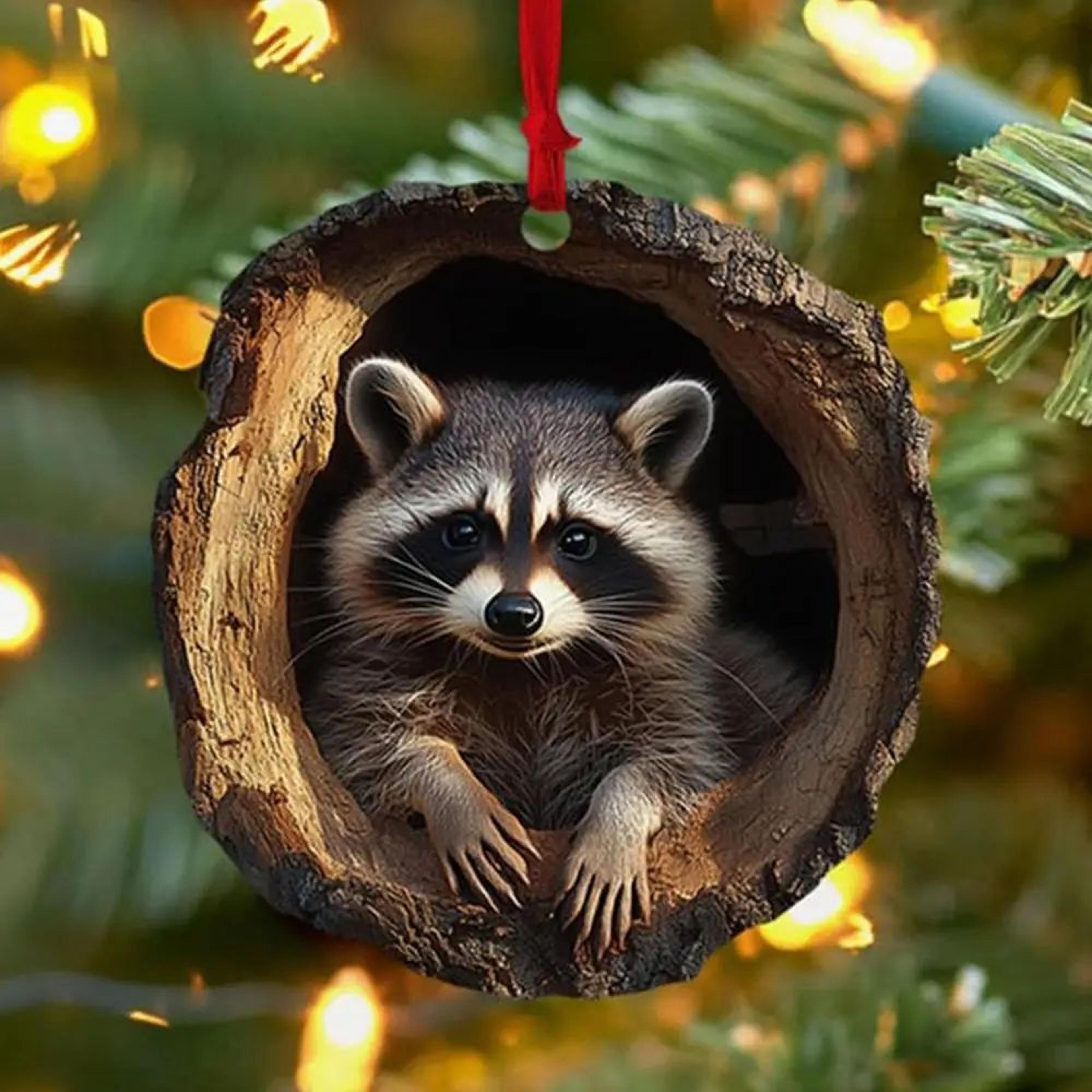 Christmas Animal Acrylic Pendant Ornaments 8