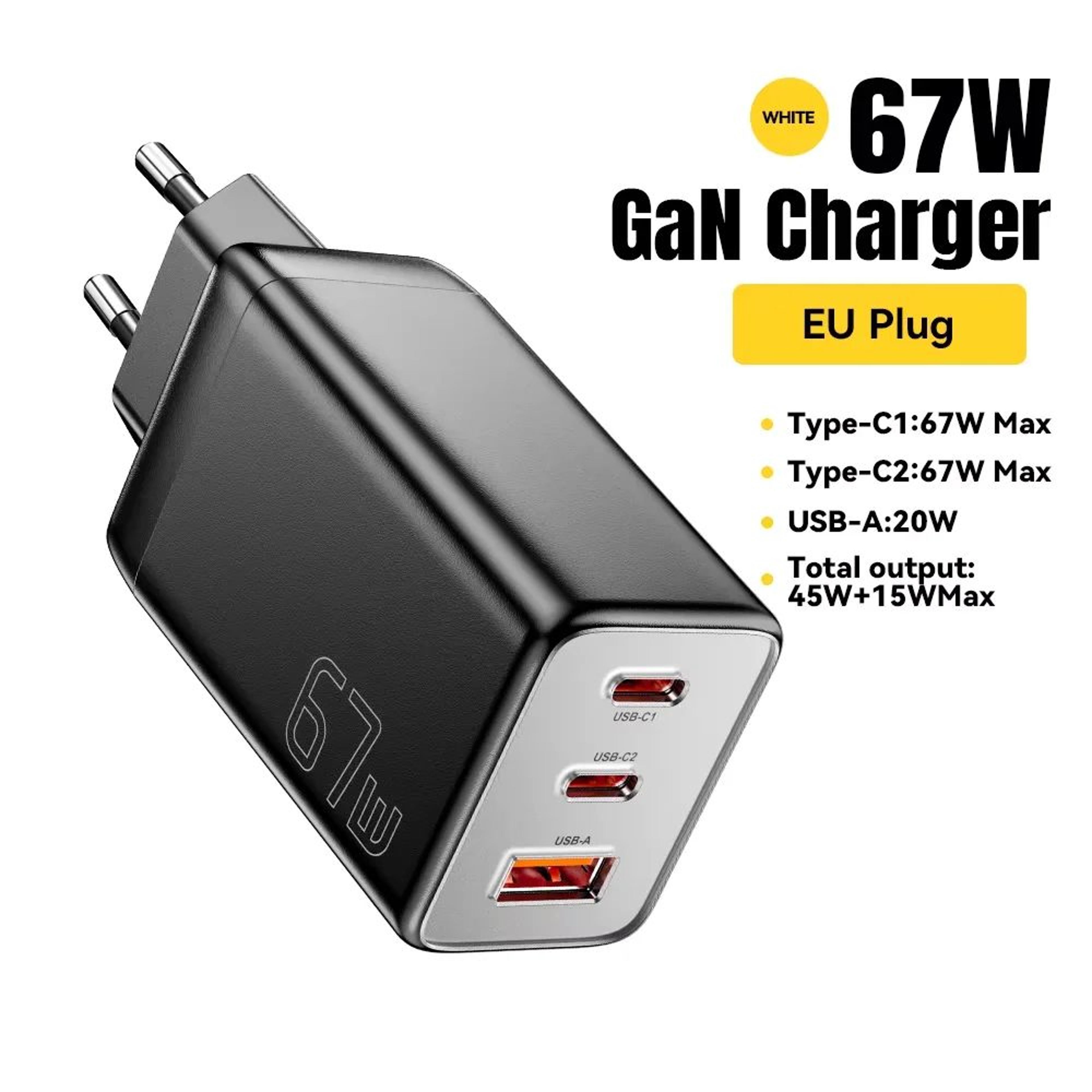 67W GaN Fast Charger 16