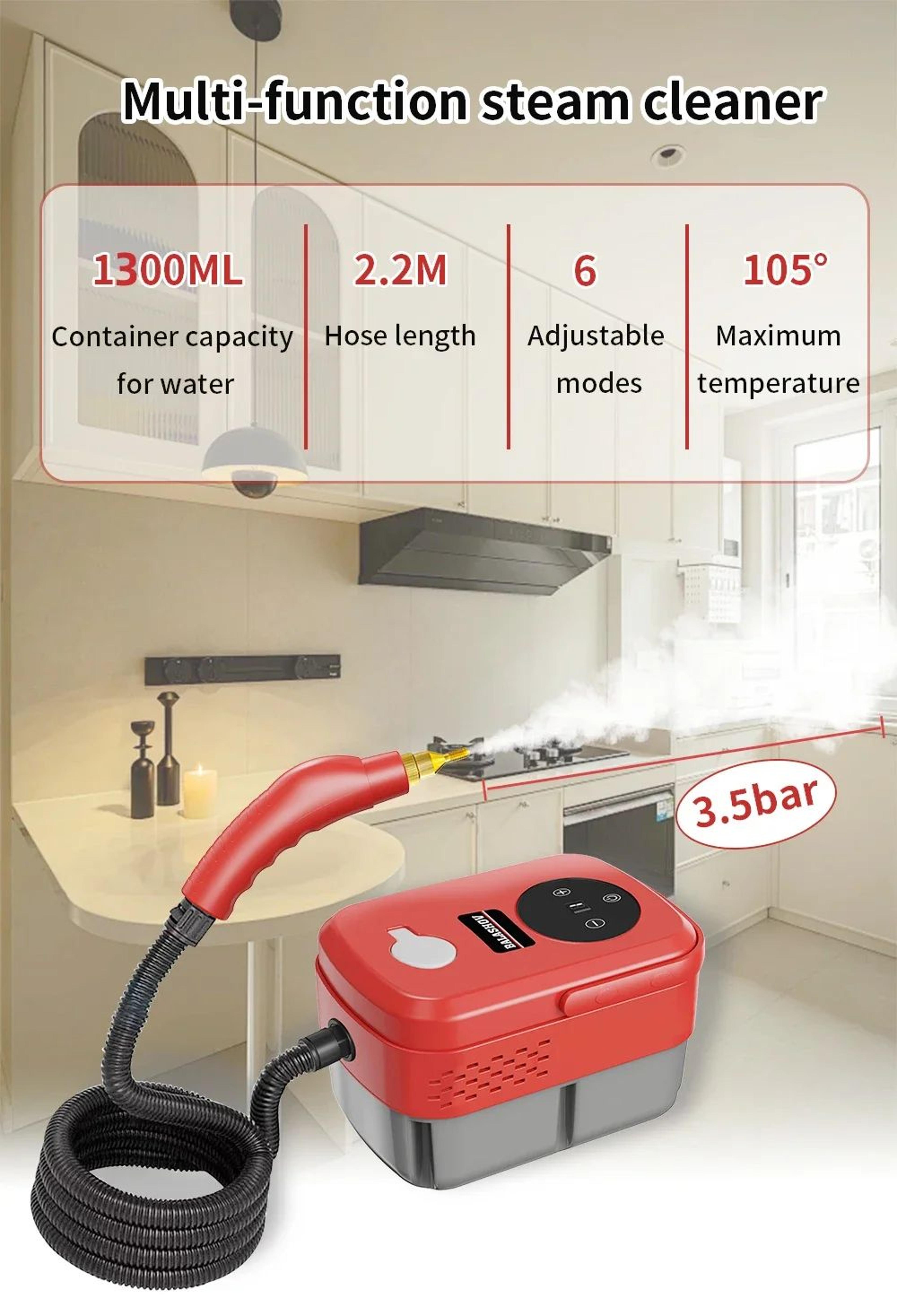 2500W Handheld Steam Cleaner 11