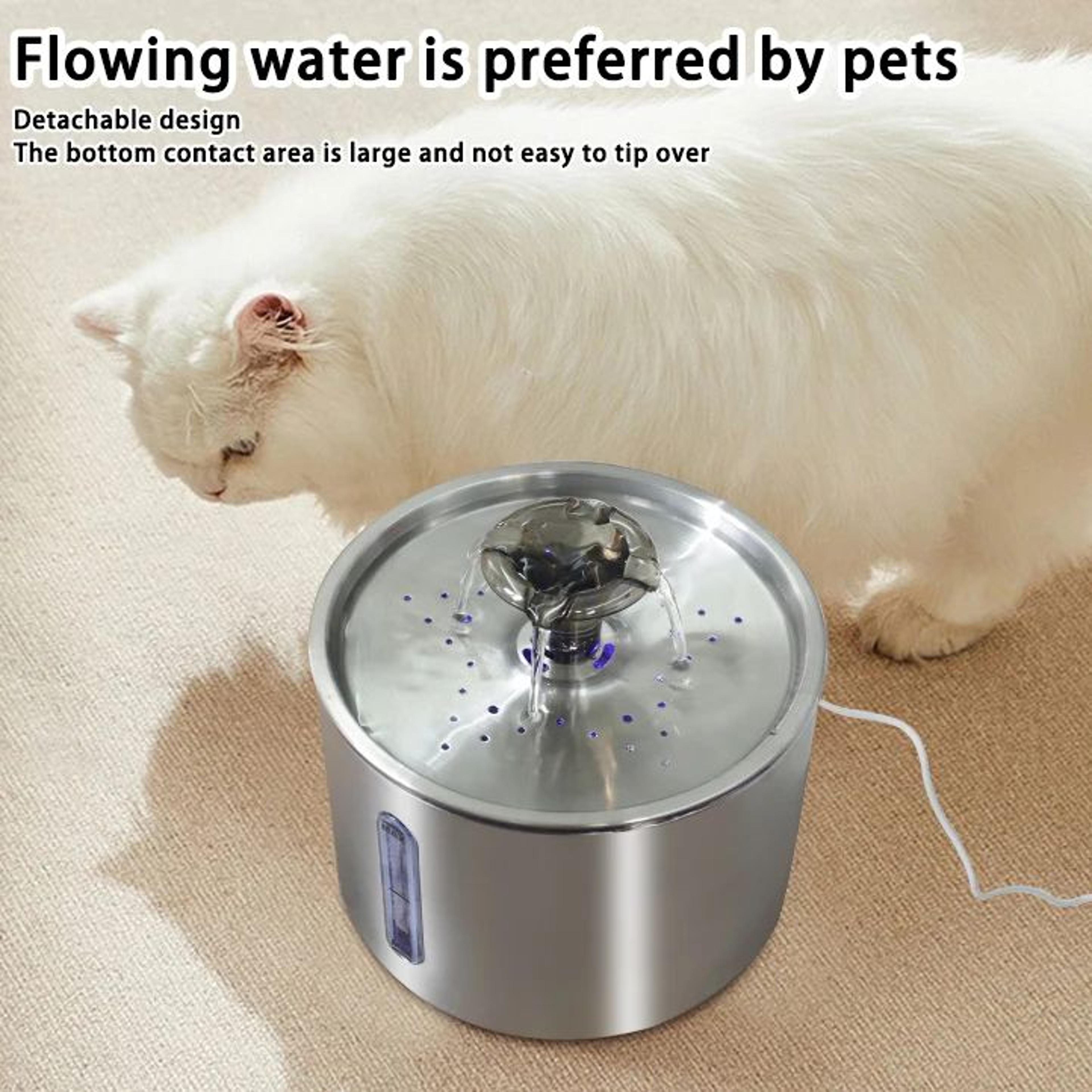 Stainless Steel Pet Water Fountain 9