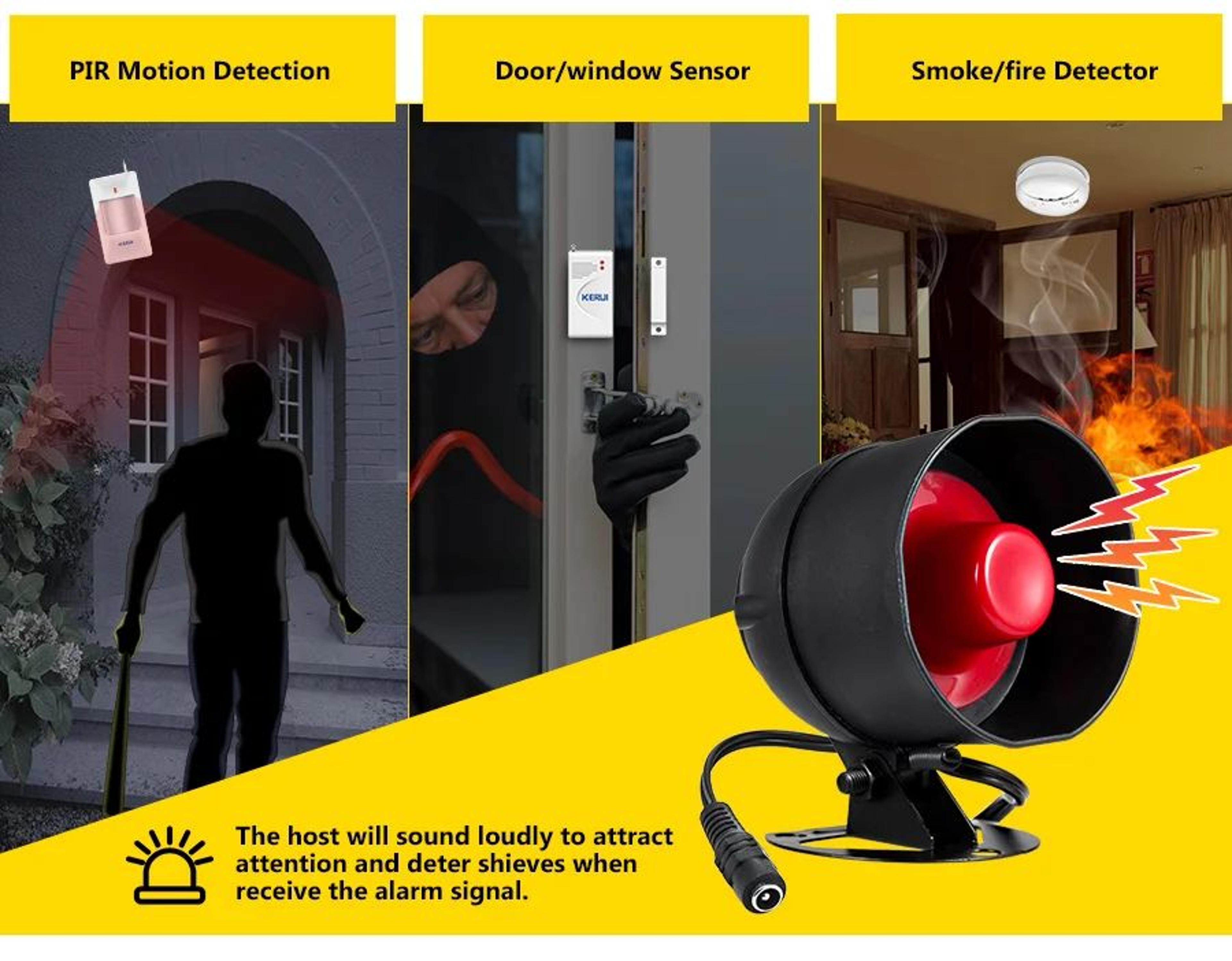 Wireless Motion Sensor Alarm 7