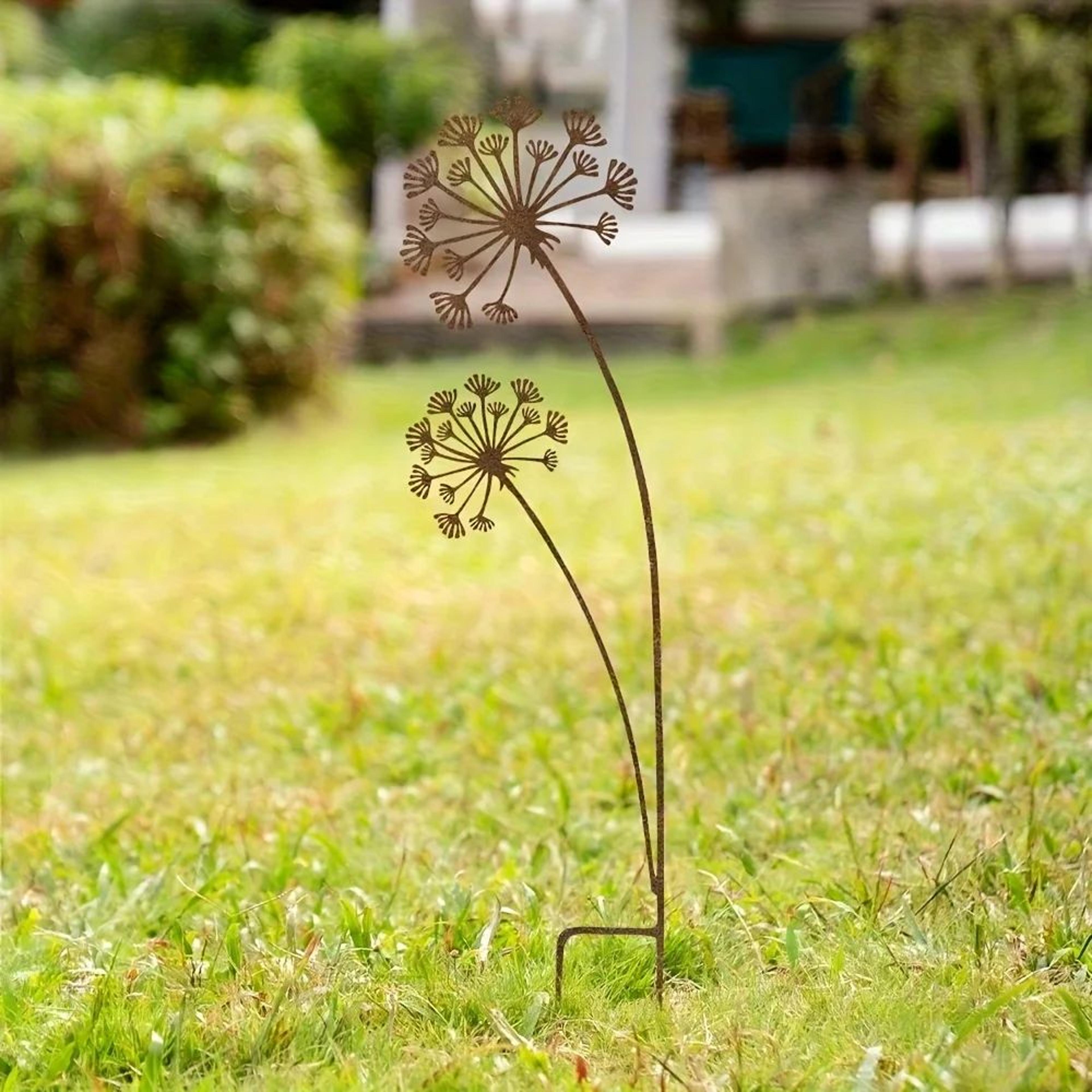 Metal Garden Decor Stake 0