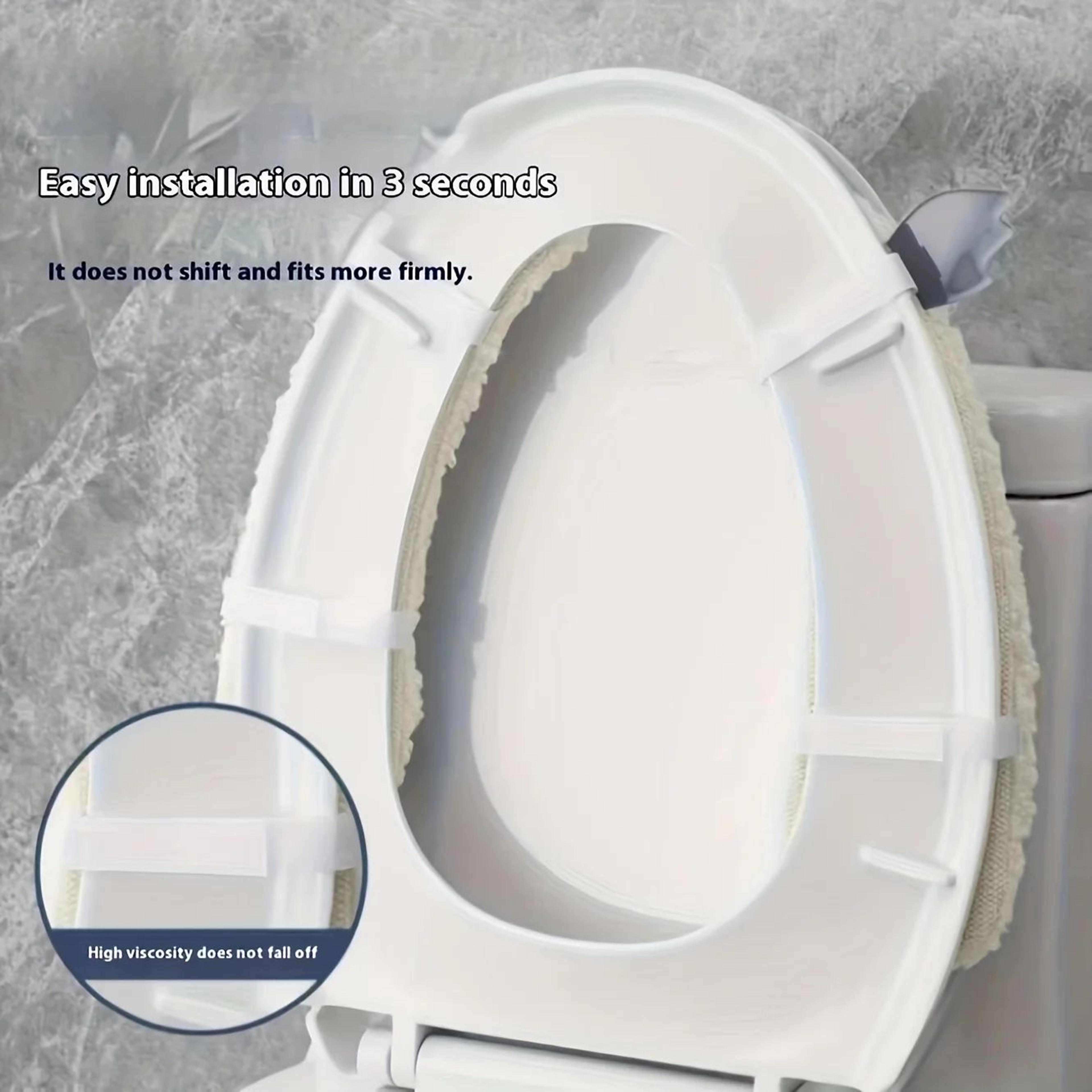 Plush Toilet Seat Cover Pair 5