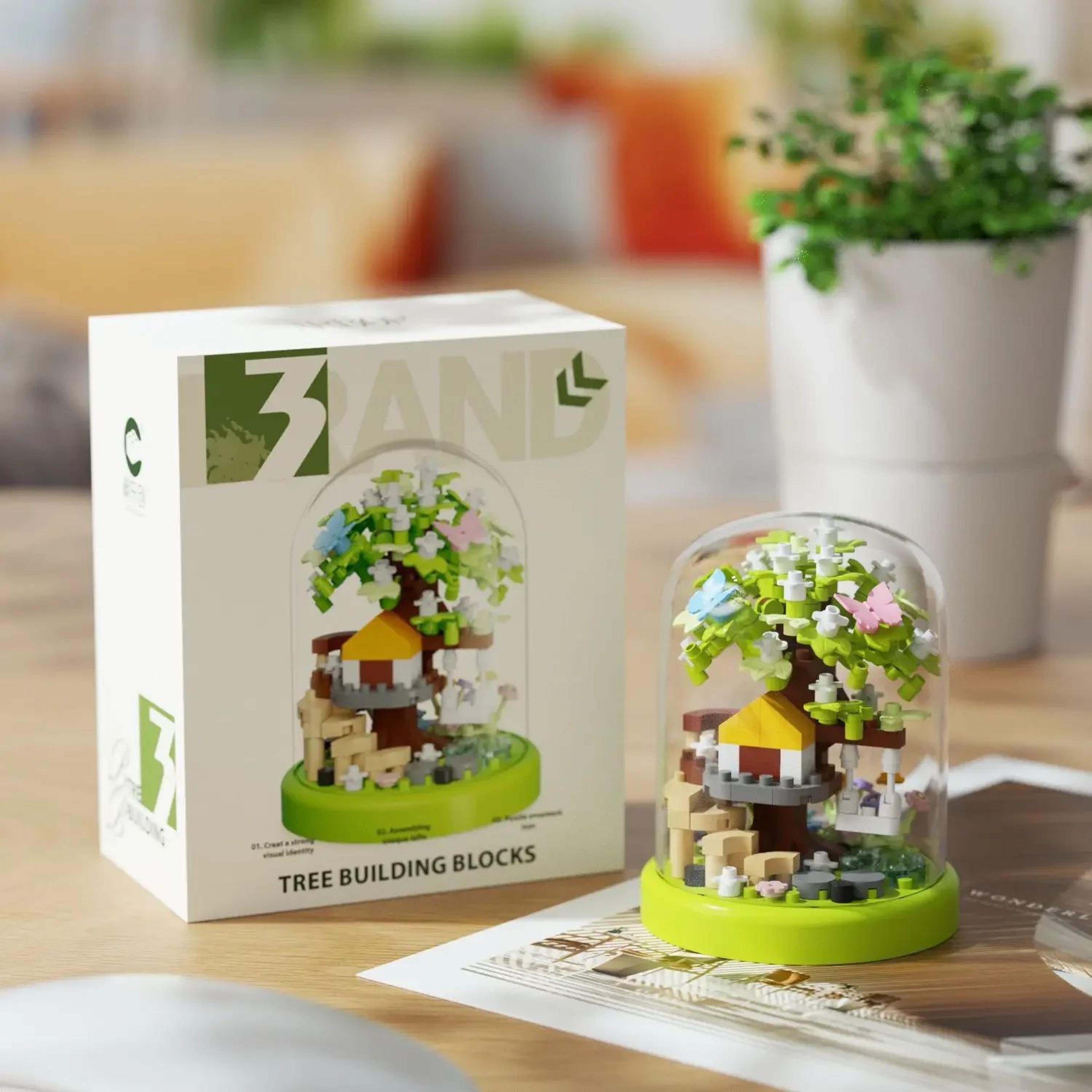 Mini Sakura Tree Block Model 6