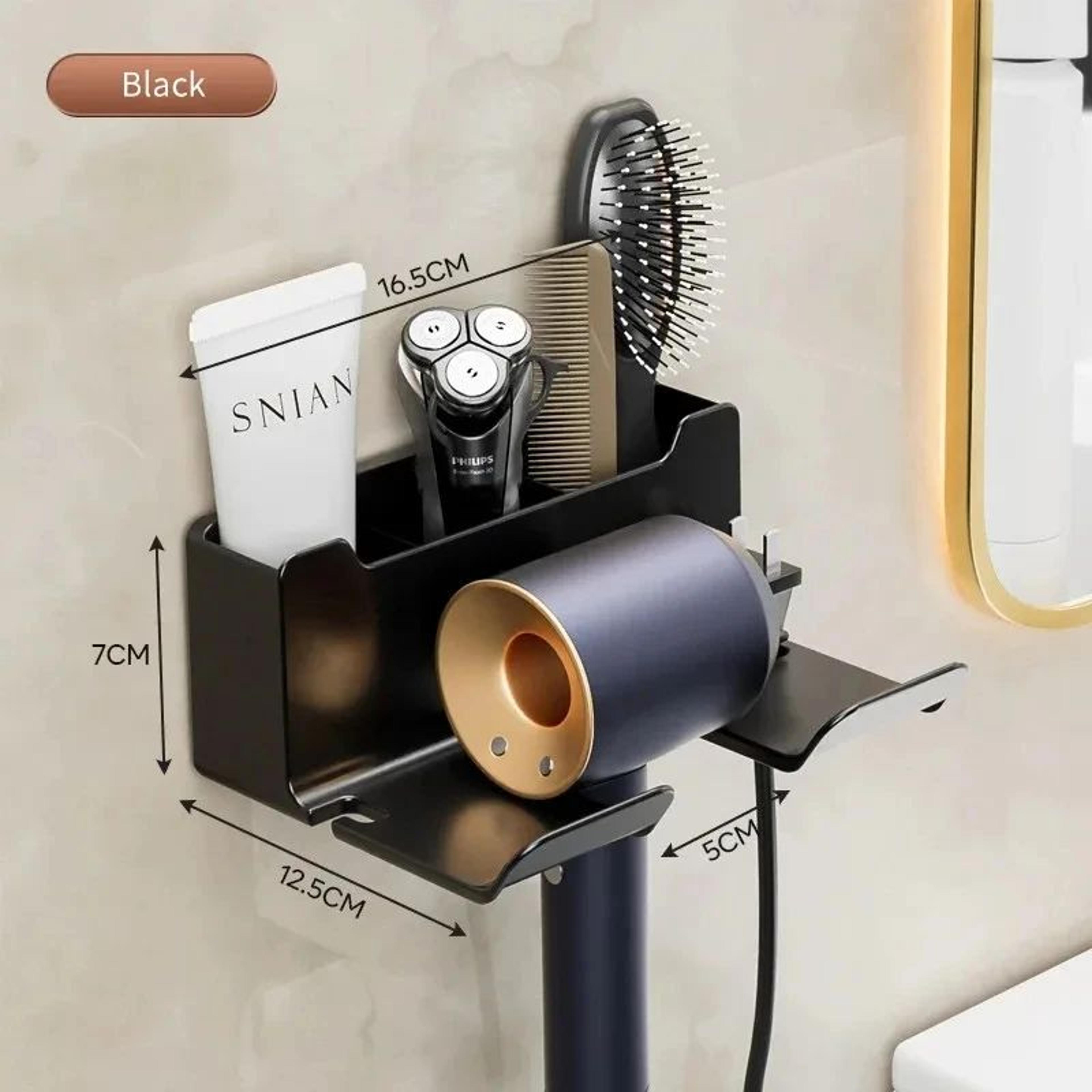 Wall Mounted Hair Dryer Holder Bathroom Accessories 3