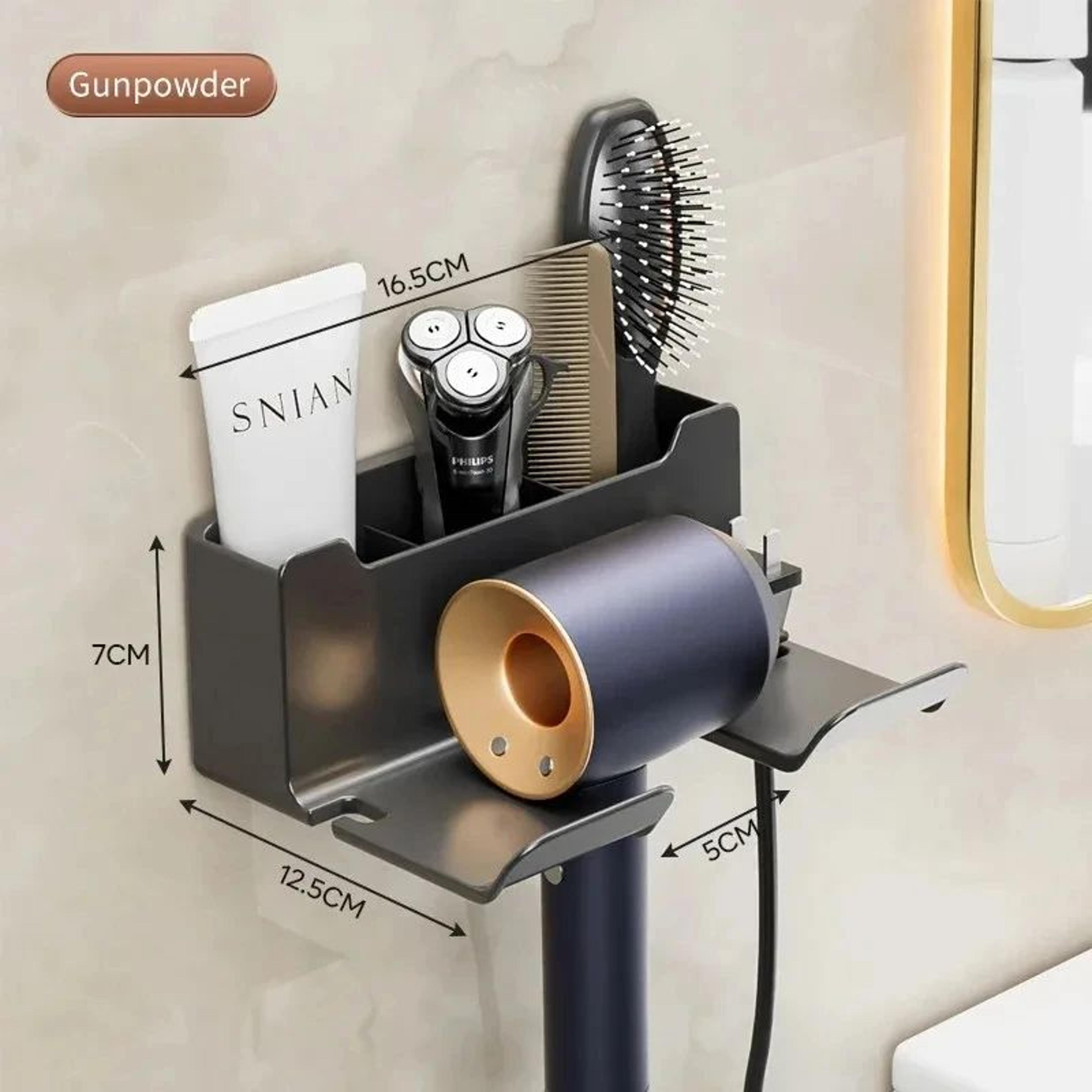 Wall Mounted Hair Dryer Holder Bathroom Accessories 11