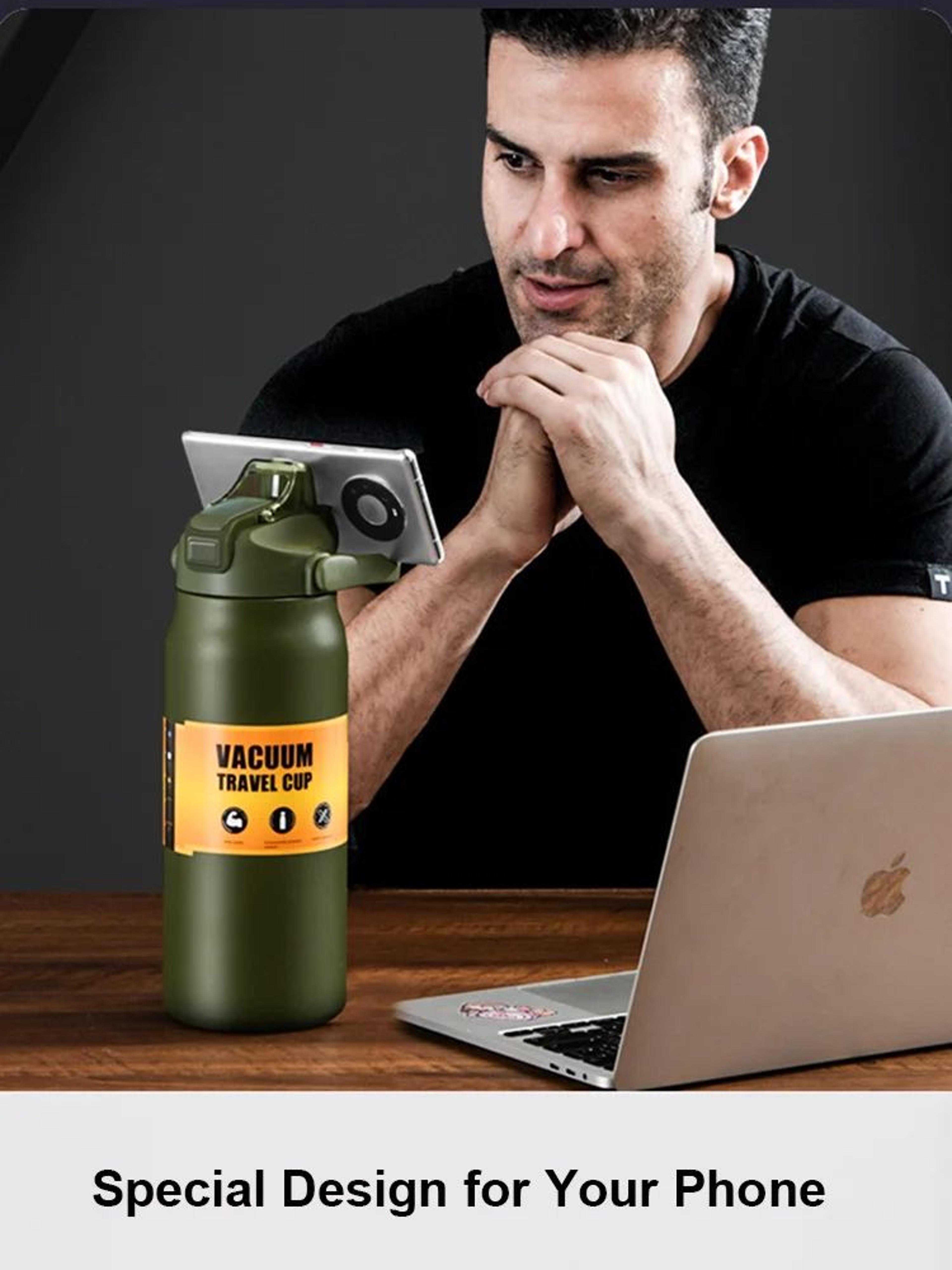 Stainless Steel Thermal Tumbler With Straw 5