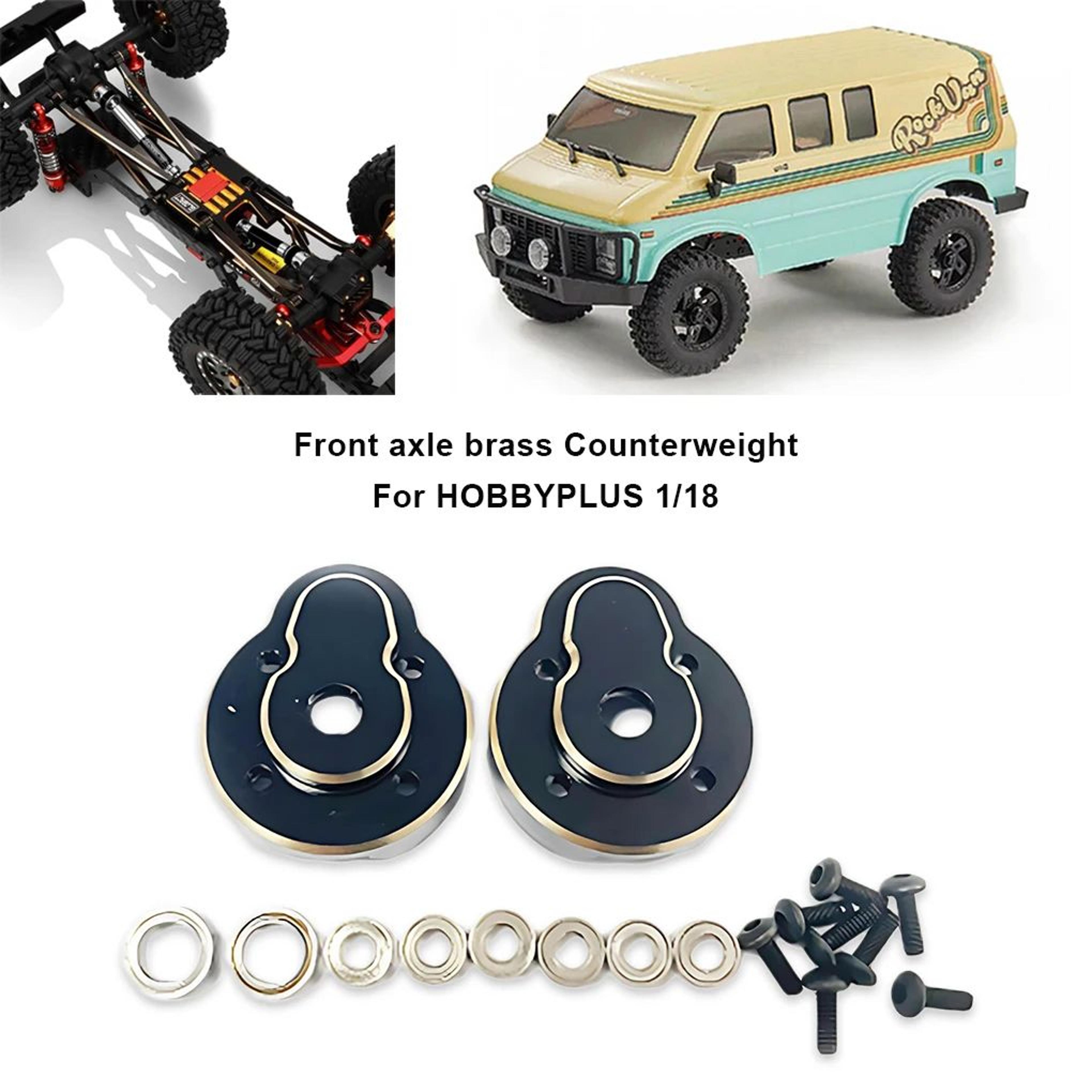 Brass Caster Blocks For RC Crawler 4