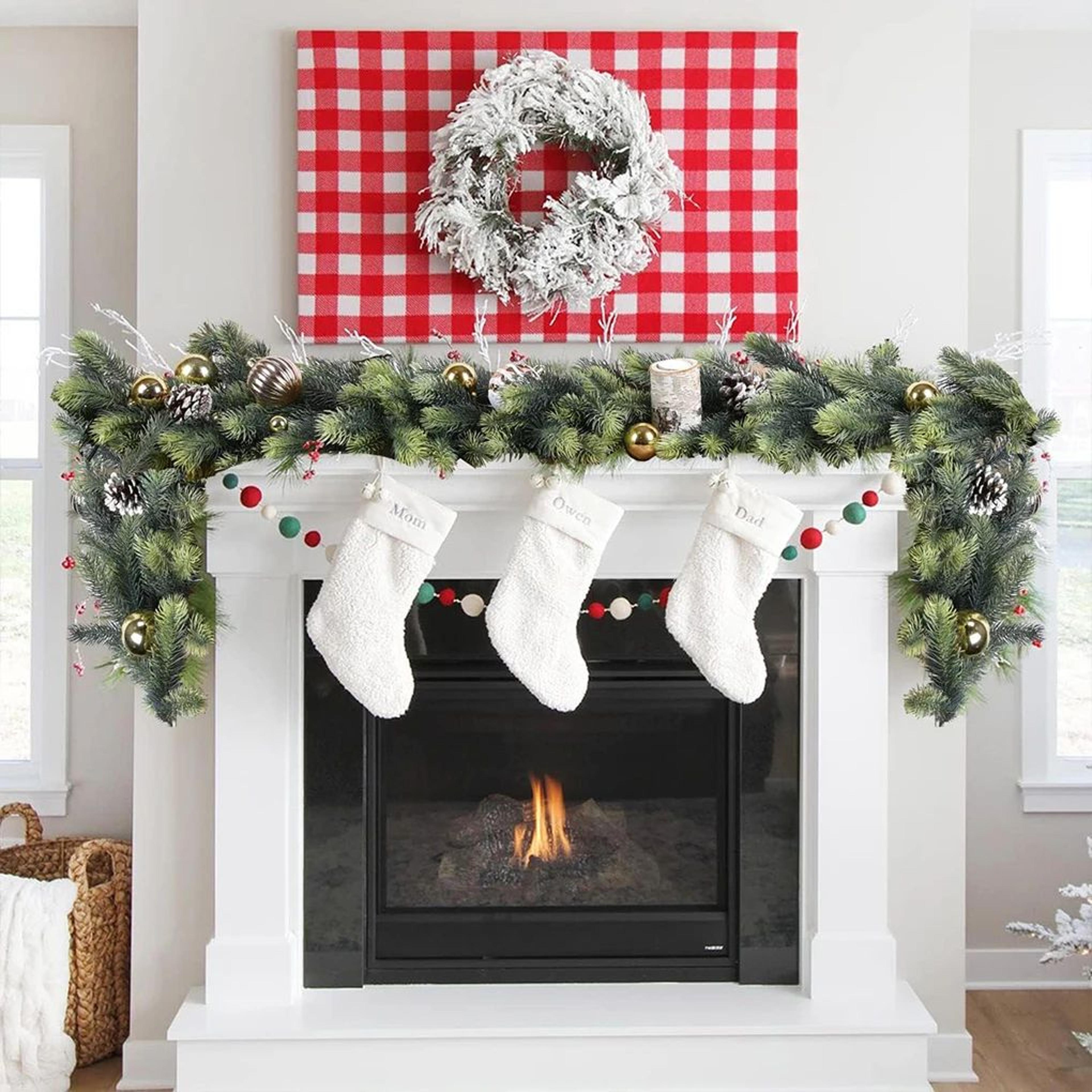 180cm Artificial Pine Garland Decor 8