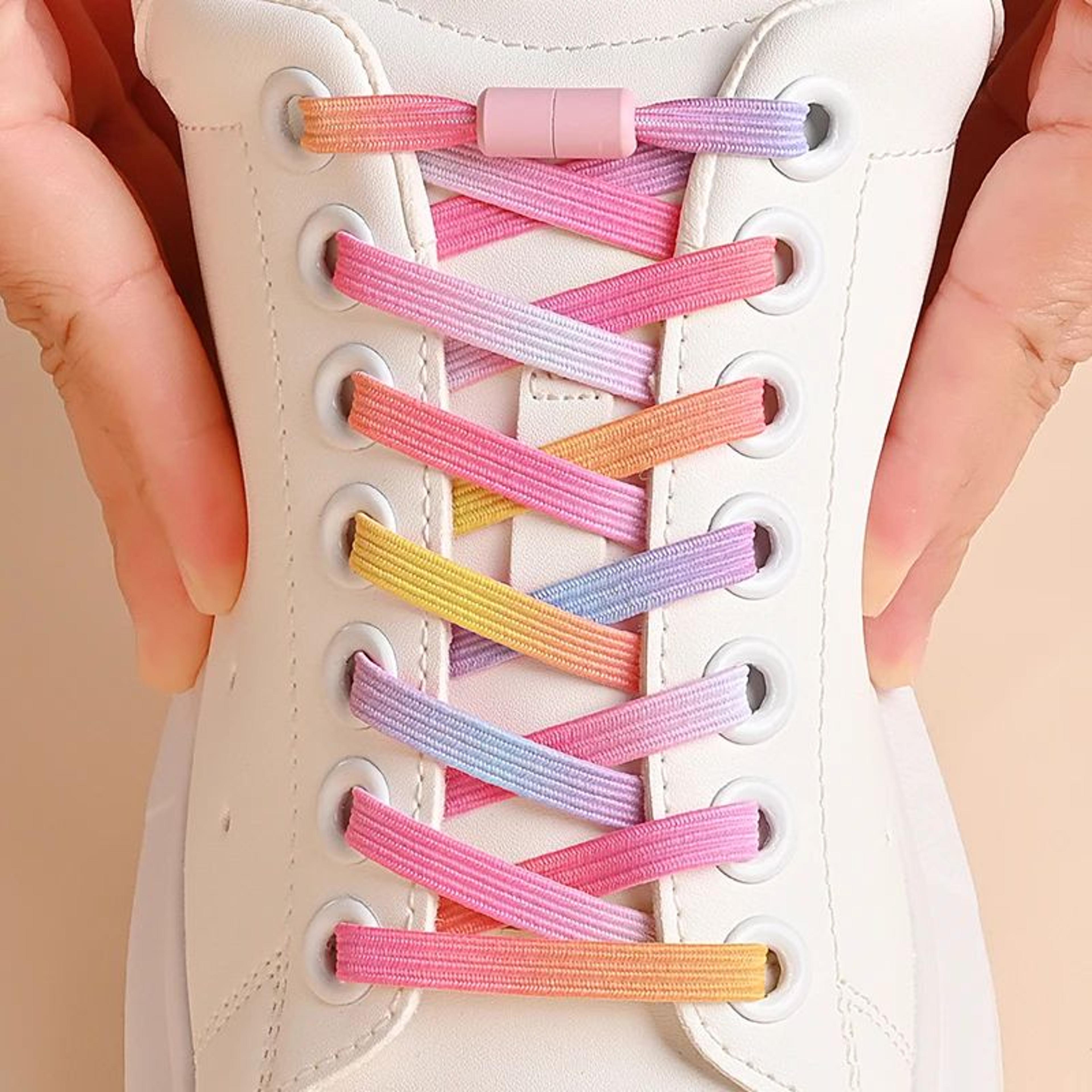Colorful Buckle No Tie Shoelaces 1