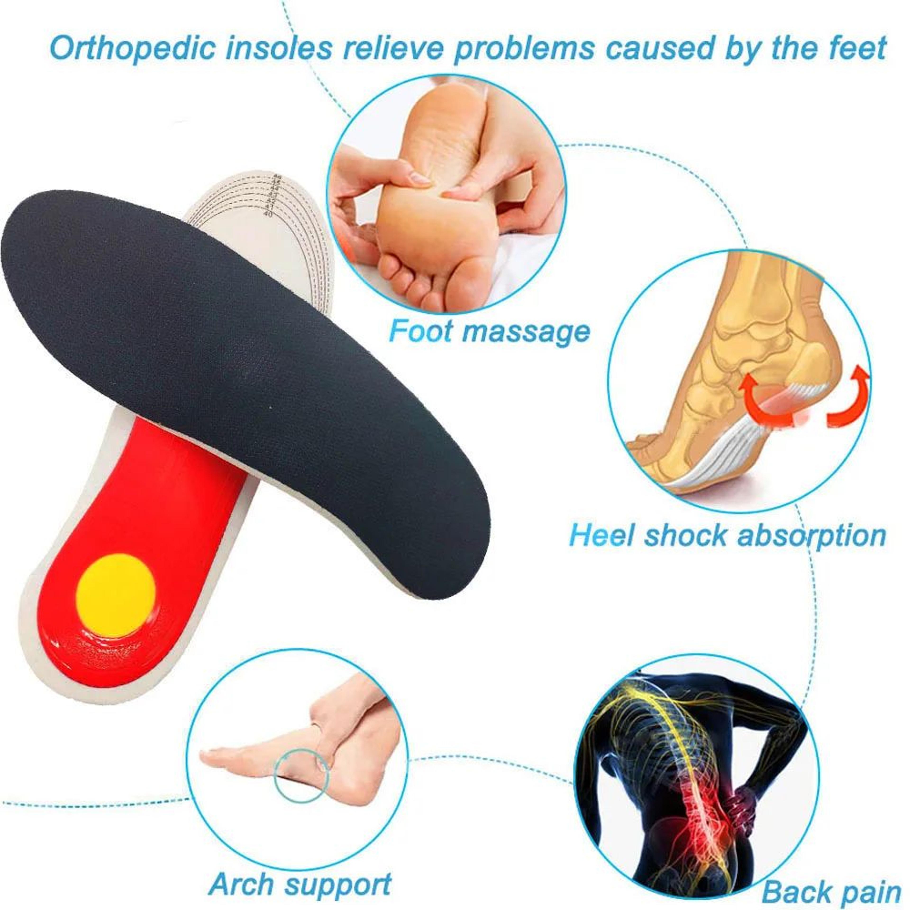 Orthotic Arch Support Insoles 4