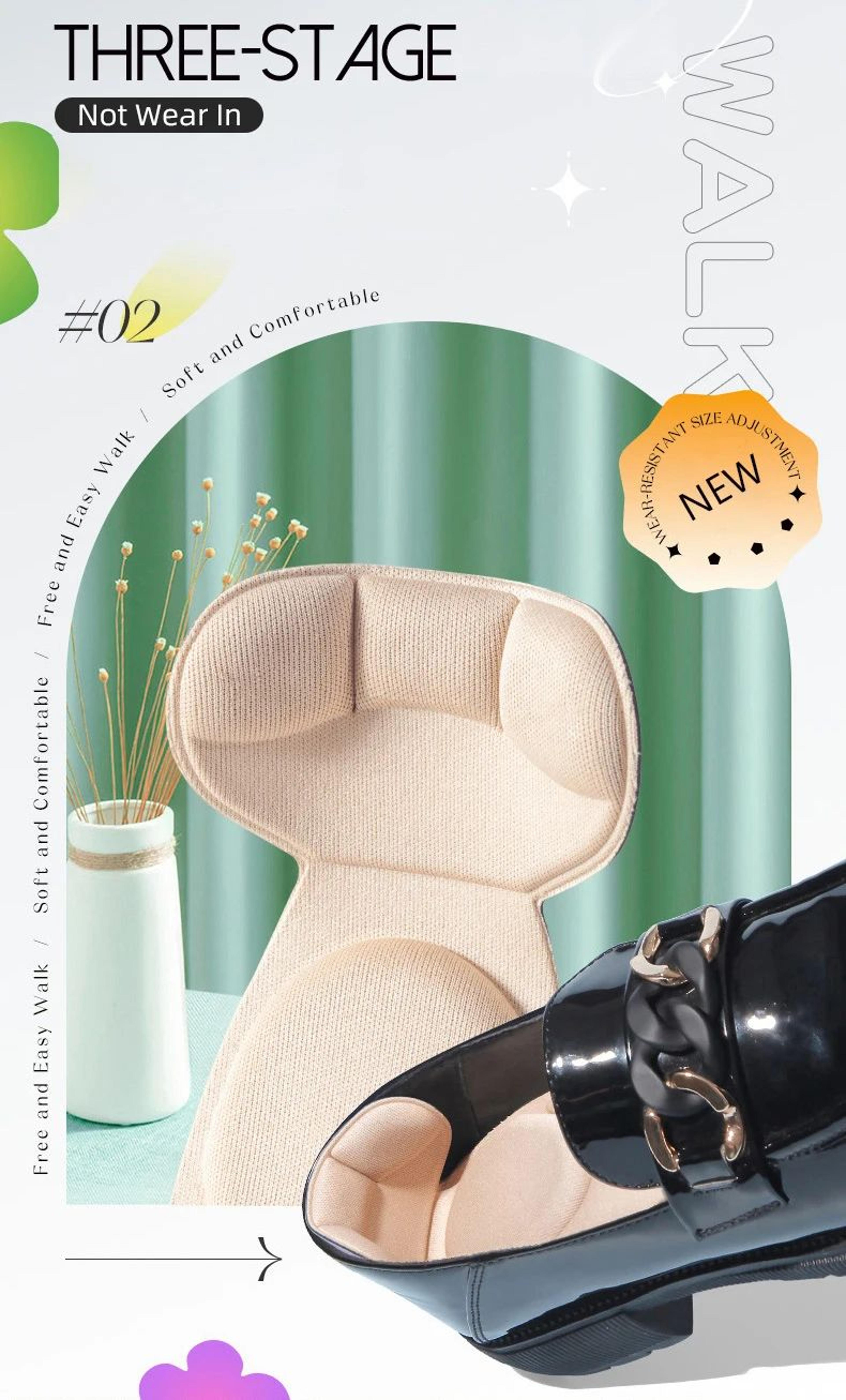 Memory Foam High Heel Comfort Insoles 8
