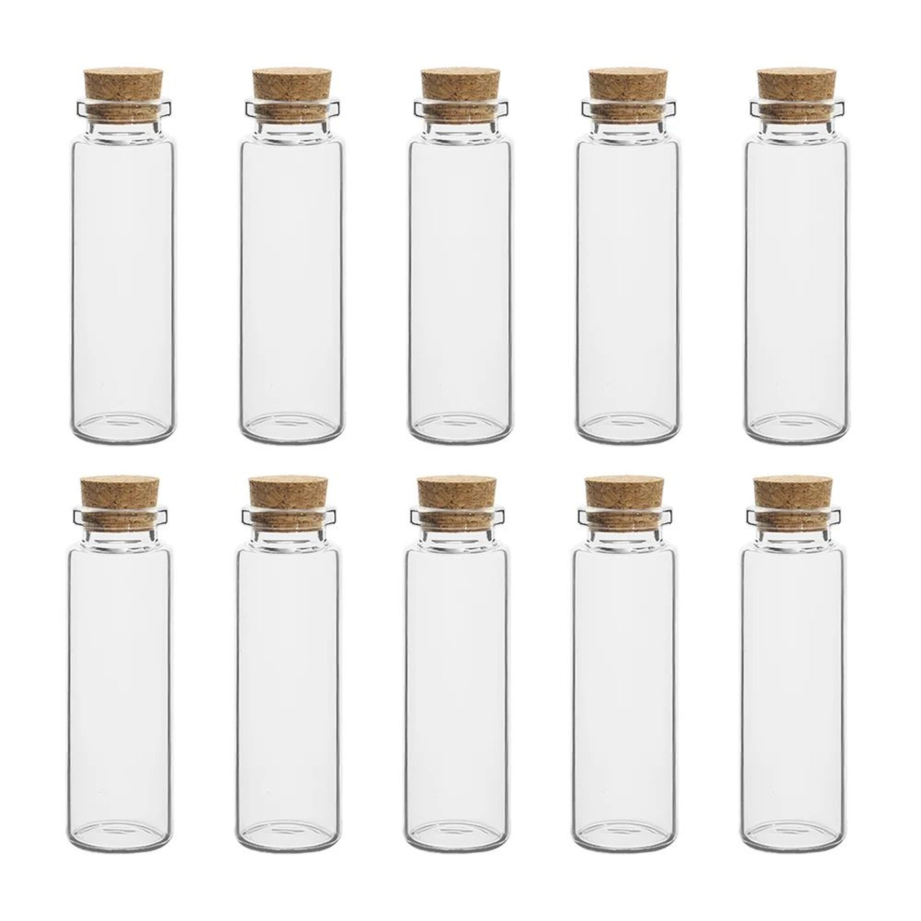 Mini Glass Vials With Cork Stoppers 15