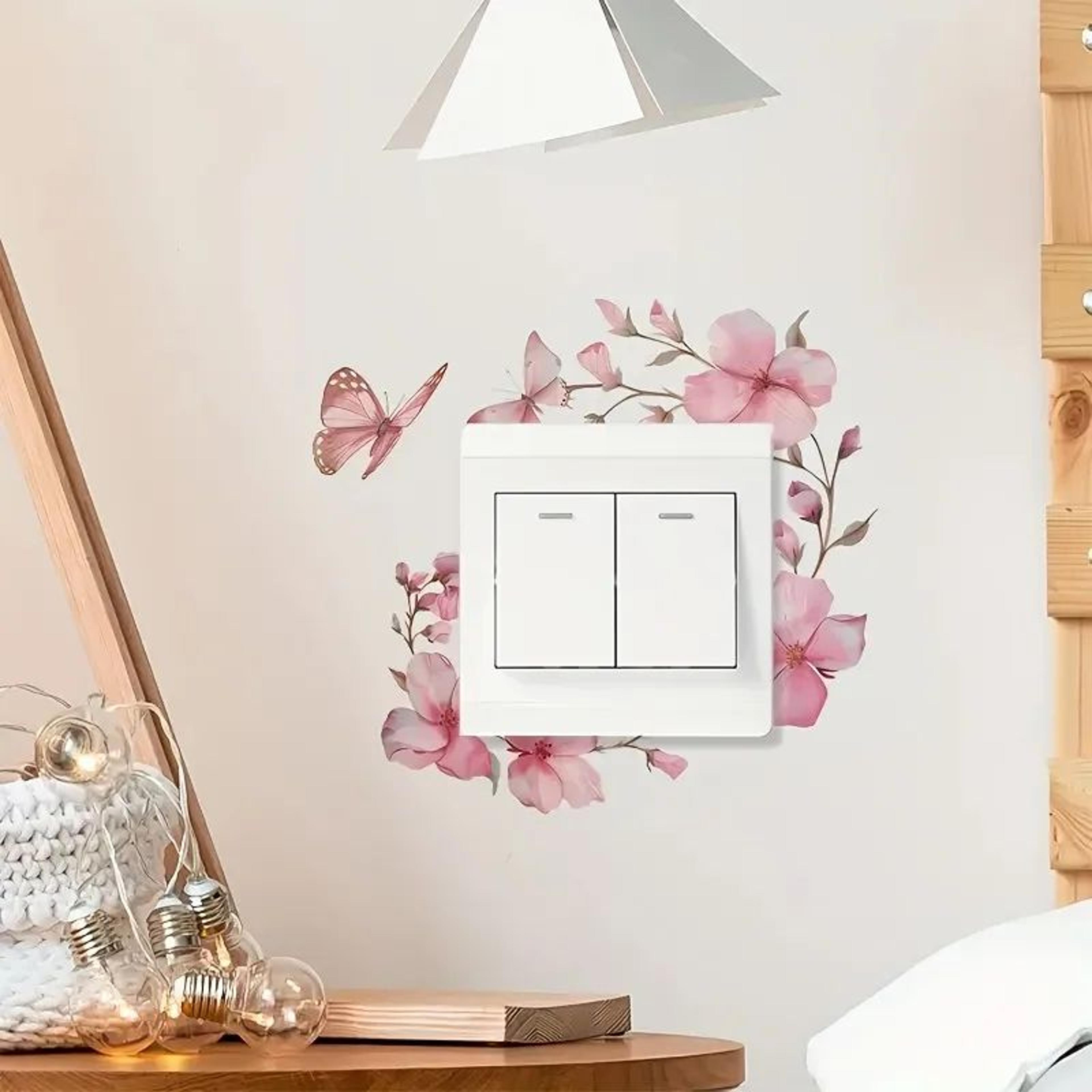 2pcs Floral Butterfly Switch Plate Cover 1