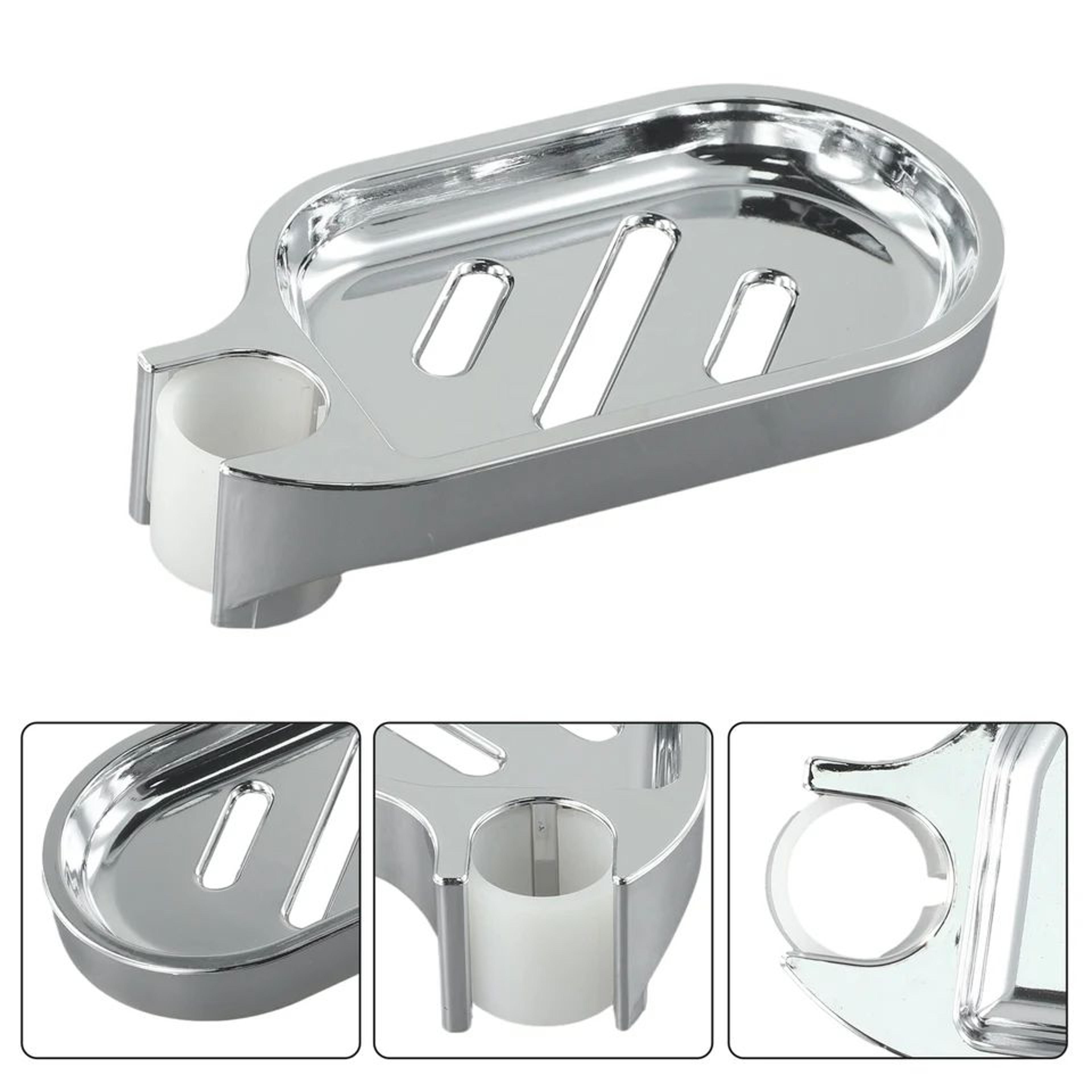 Liftable Wall Mounted Shower Soap Tray 2