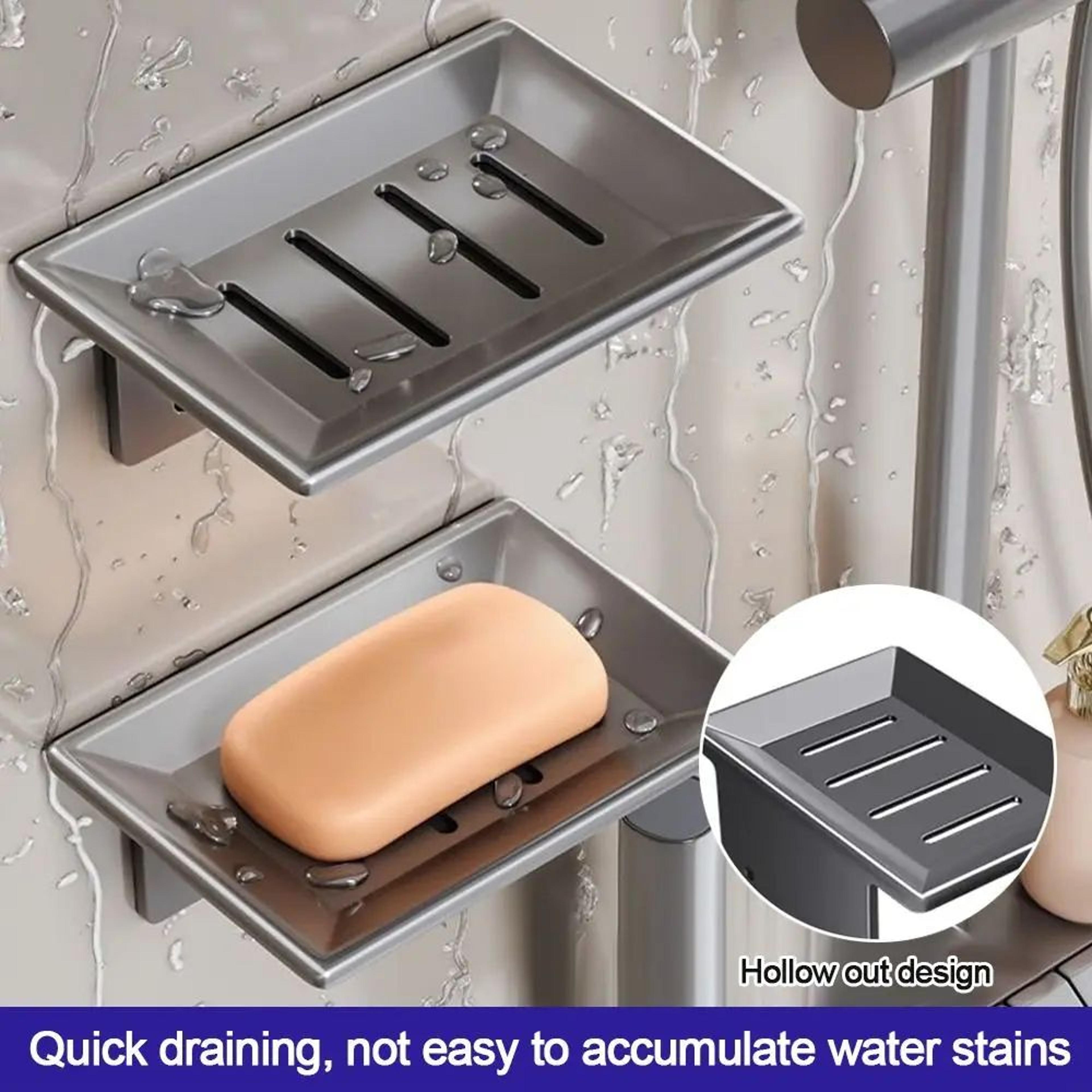 No Drill Metal Wall Mounted Soap Holder 1