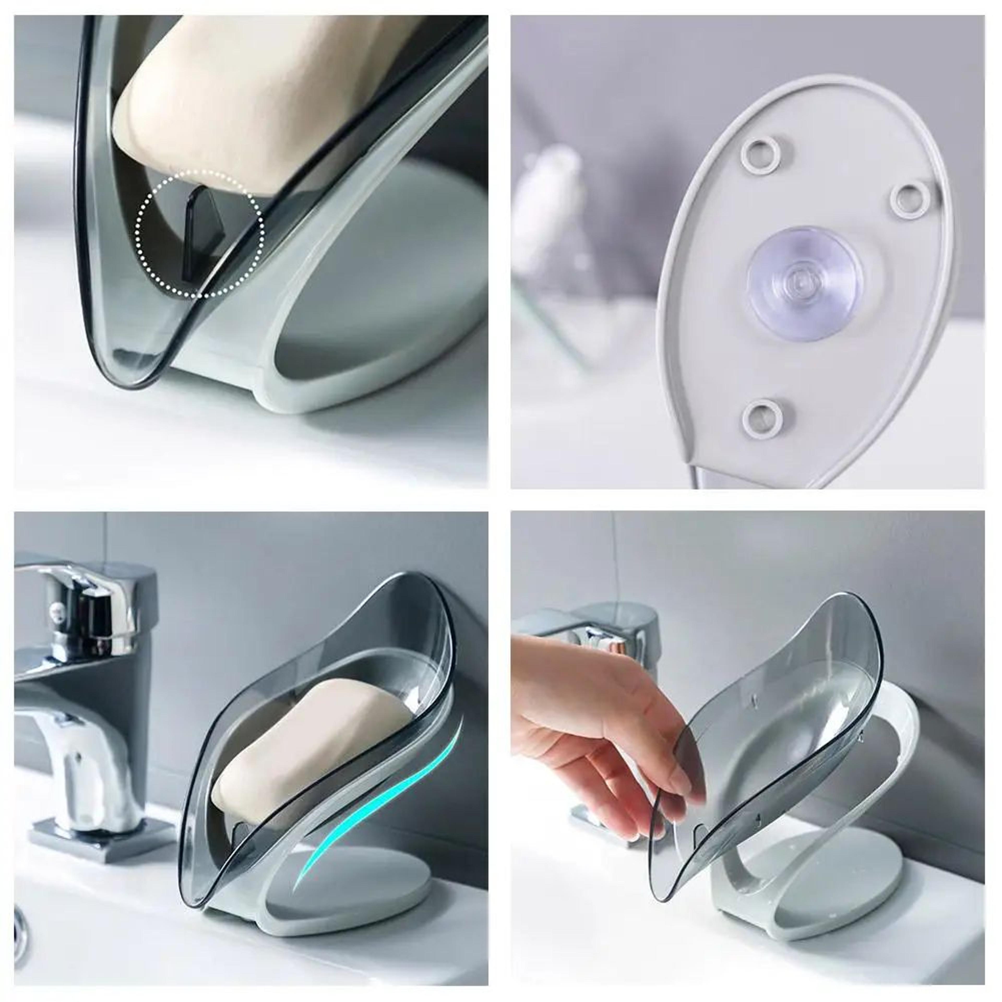 Leaf Shape Drain Soap Dish 5
