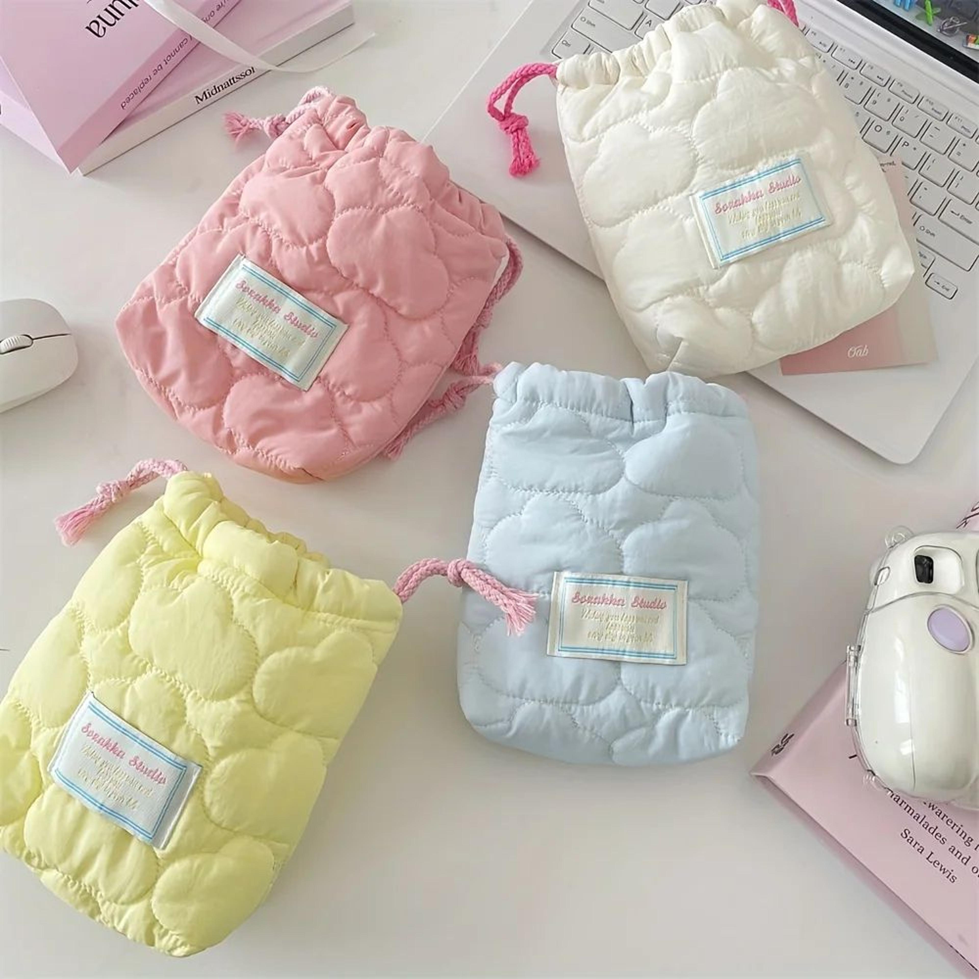 Cute Drawstring Makeup  Travel Bag 8