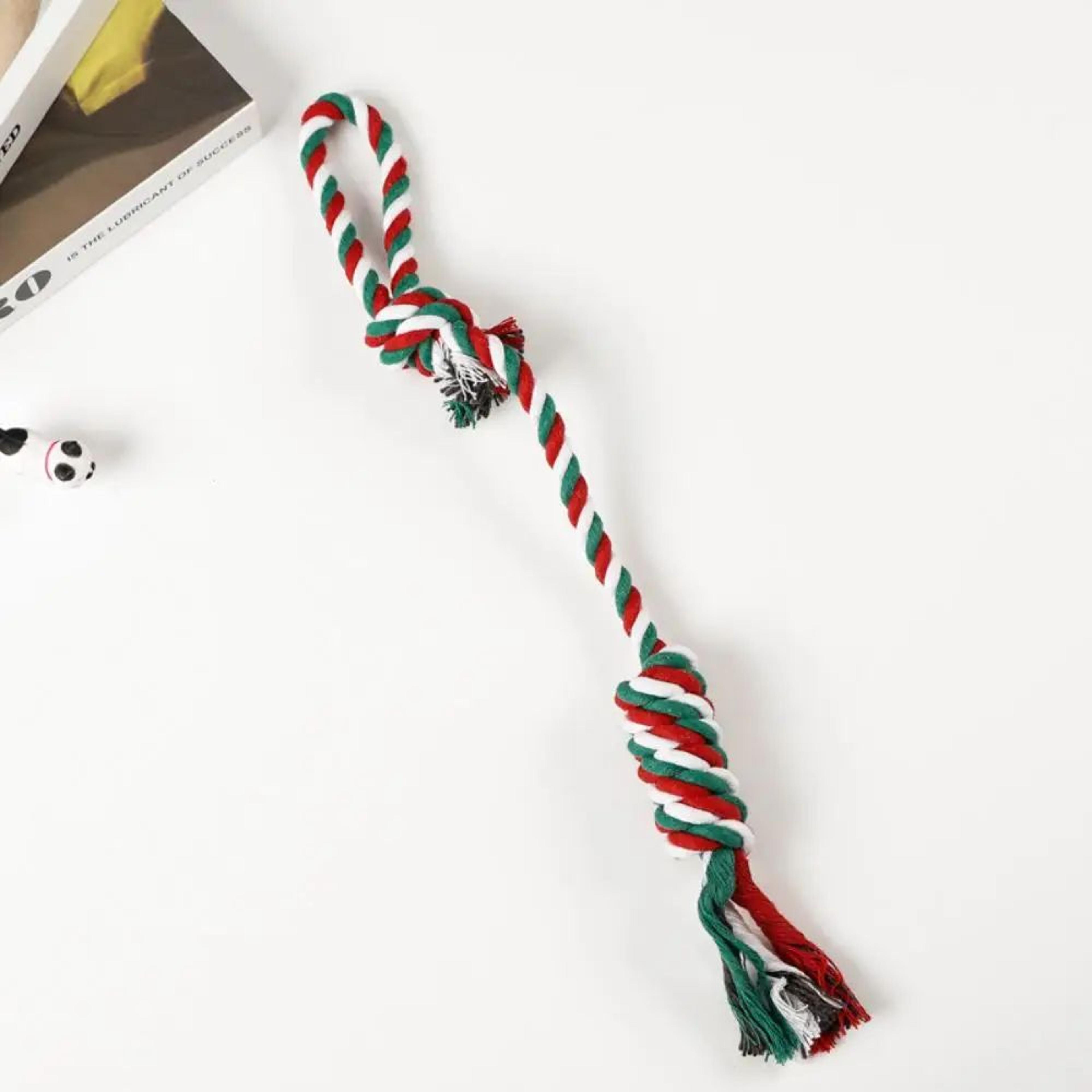 Braided Cotton Rope Dog Chew Toy 4
